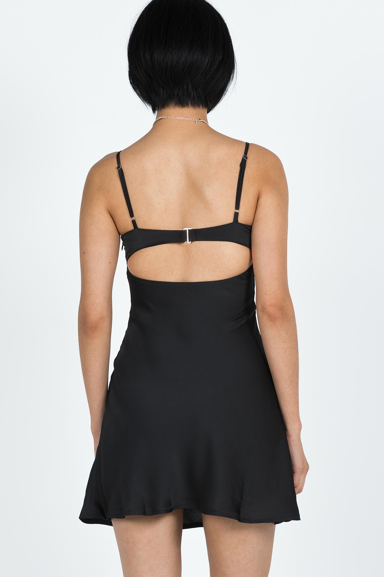 Moniz Mini Dress Black - Image 5