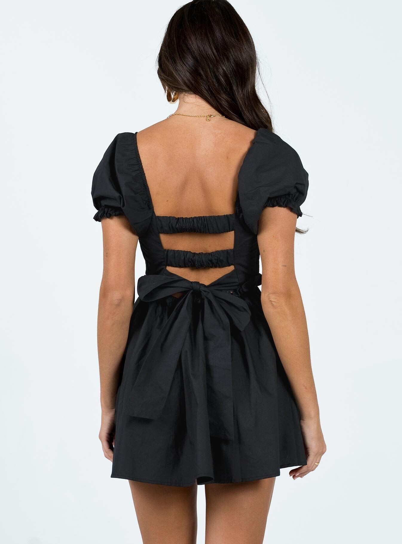 Everyday Sunshine Mini Dress Black - Image 4