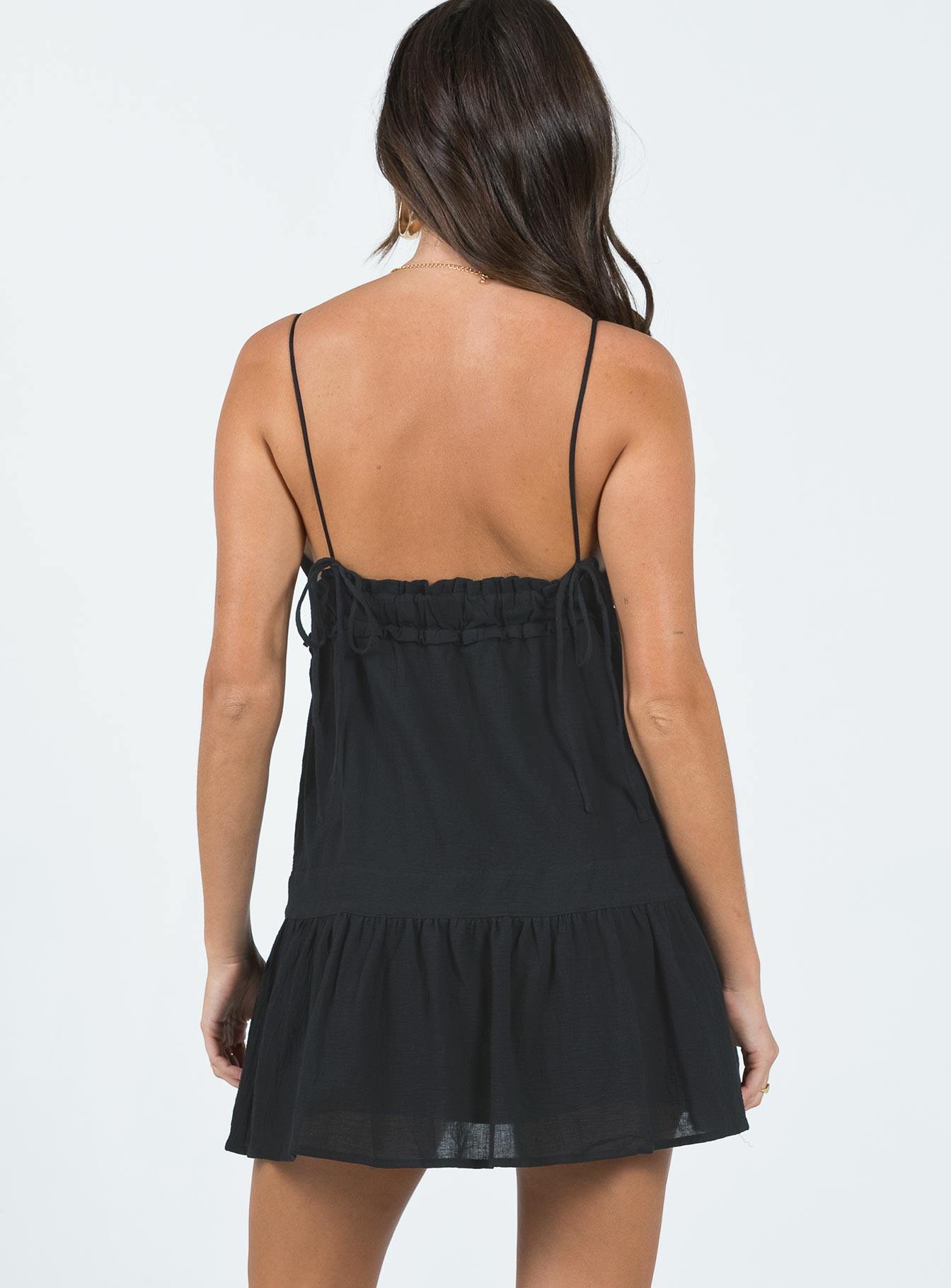 Dionne Mini Dress Black - Image 4