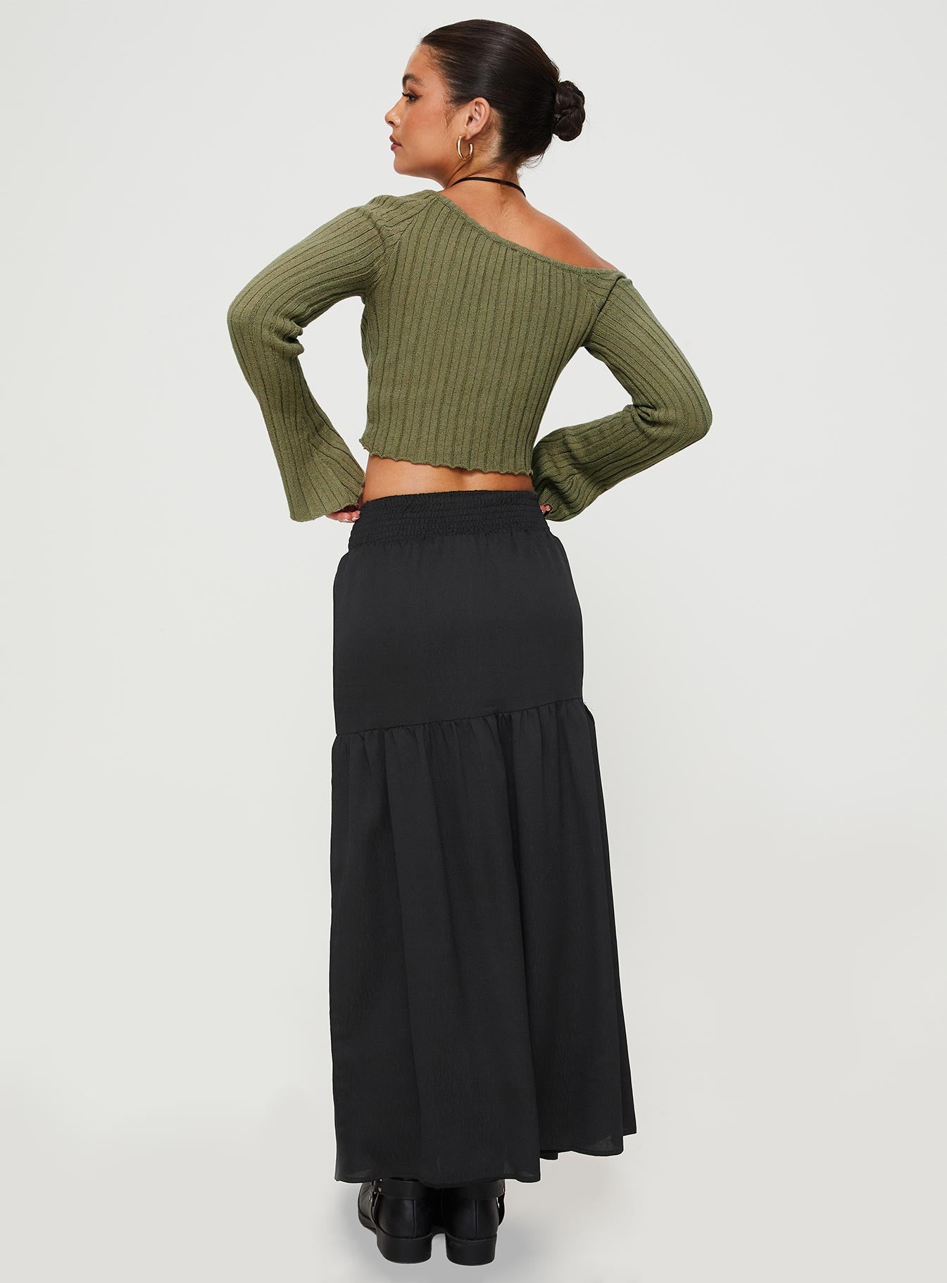 Dion Maxi Skirt Black - Image 5