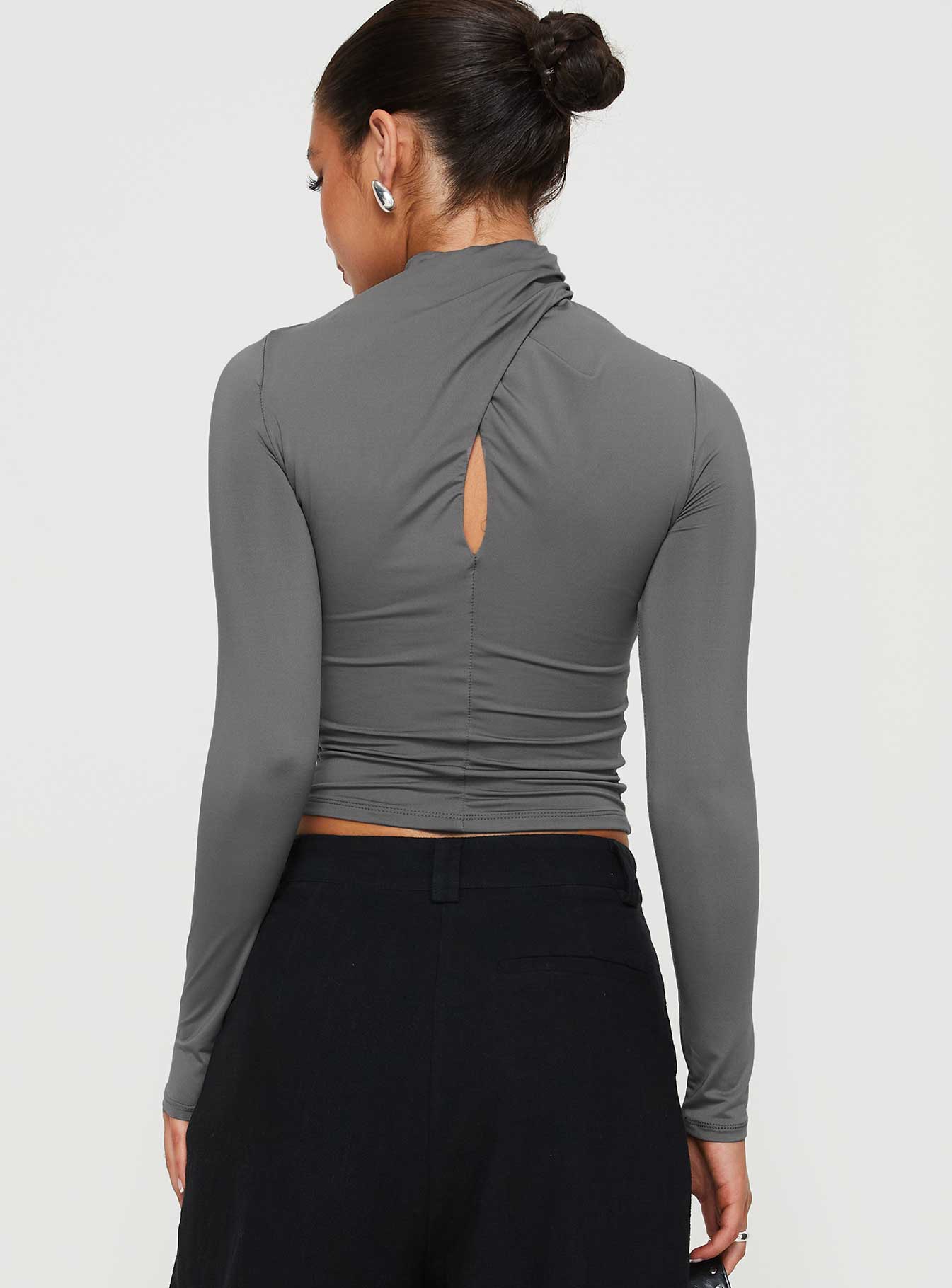 Ganz Long Sleeve Top Grey - Image 5