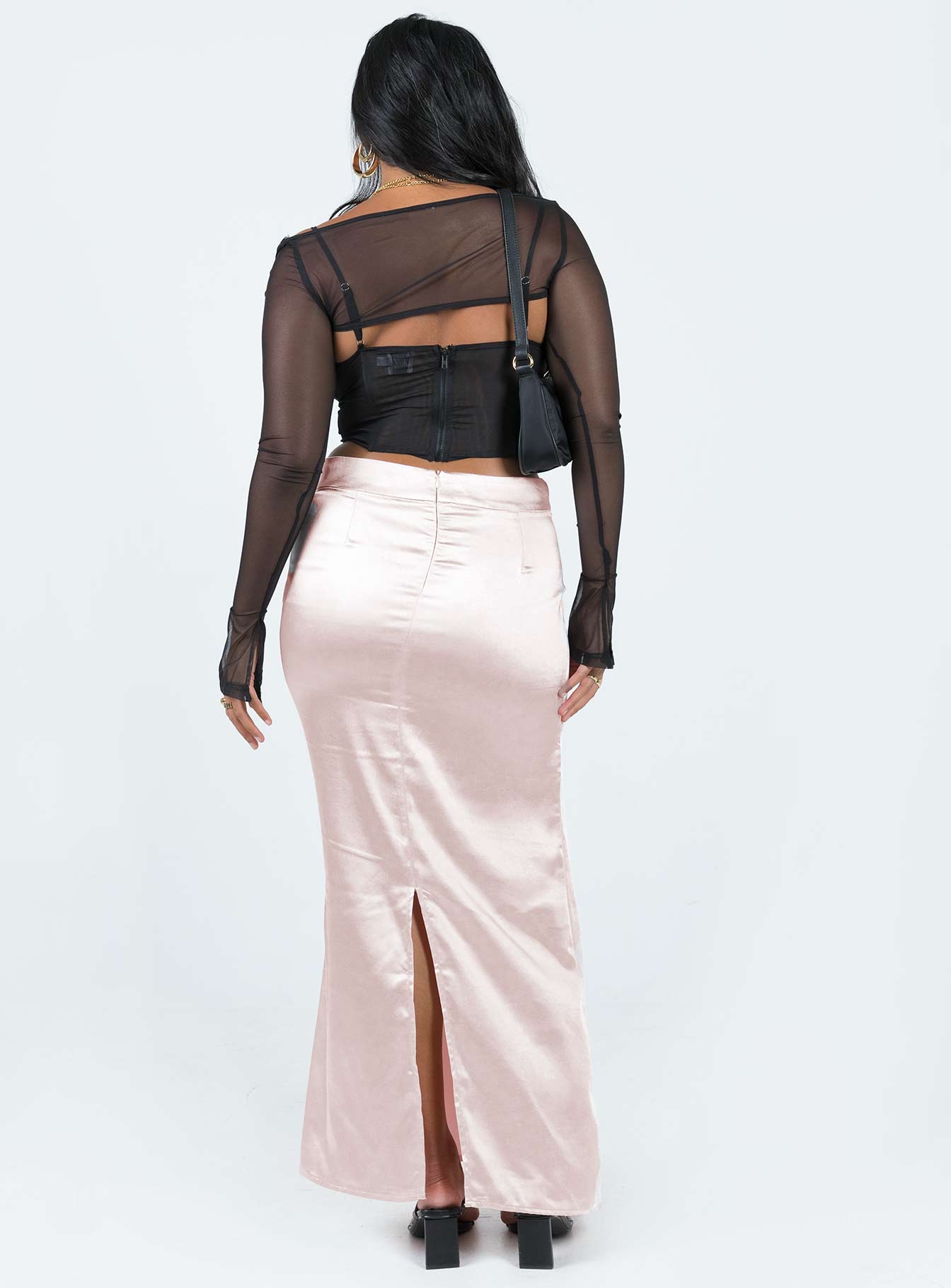 Promenade Maxi Skirt Pink - Image 5