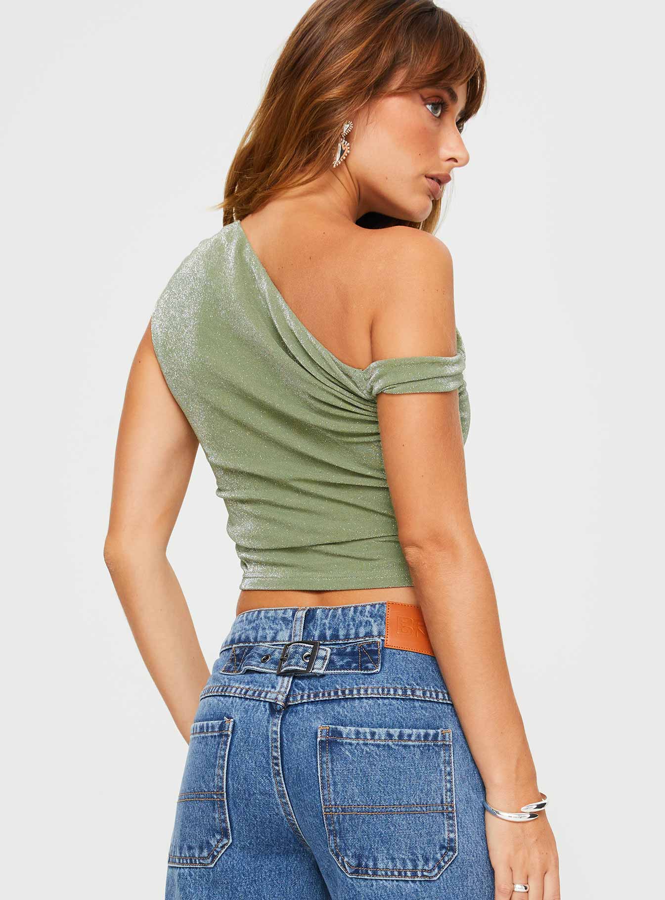 Beller Top Green Glitter - Image 7