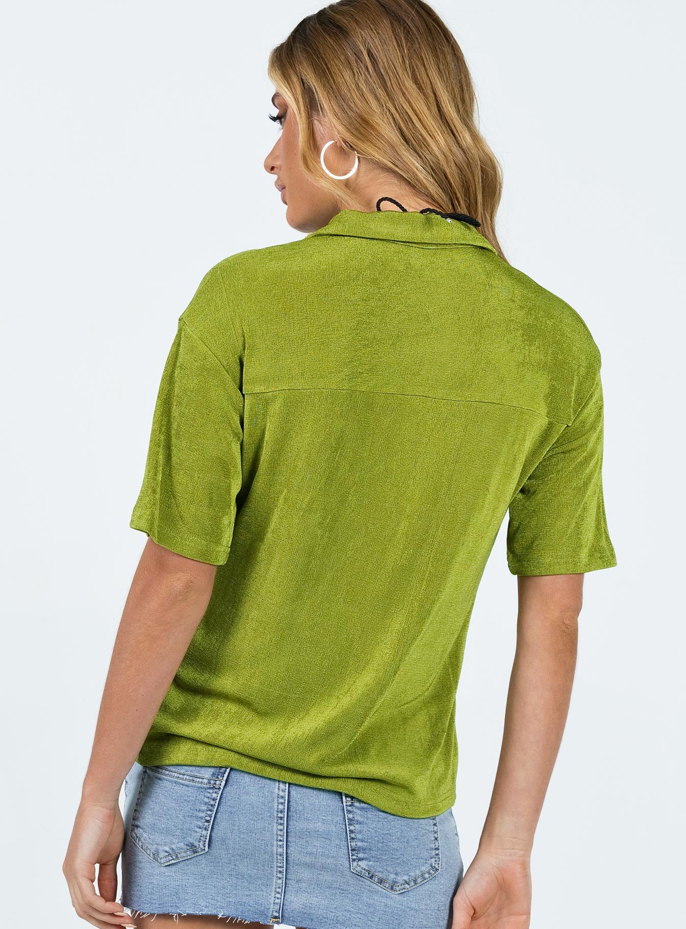Misha Shirt Green - Image 5