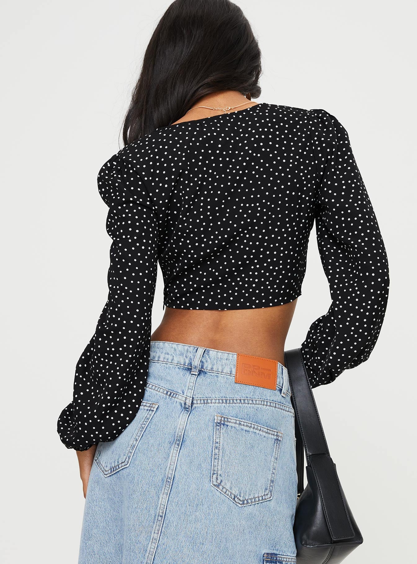 Aldon Long Sleeve Top Black - Image 4