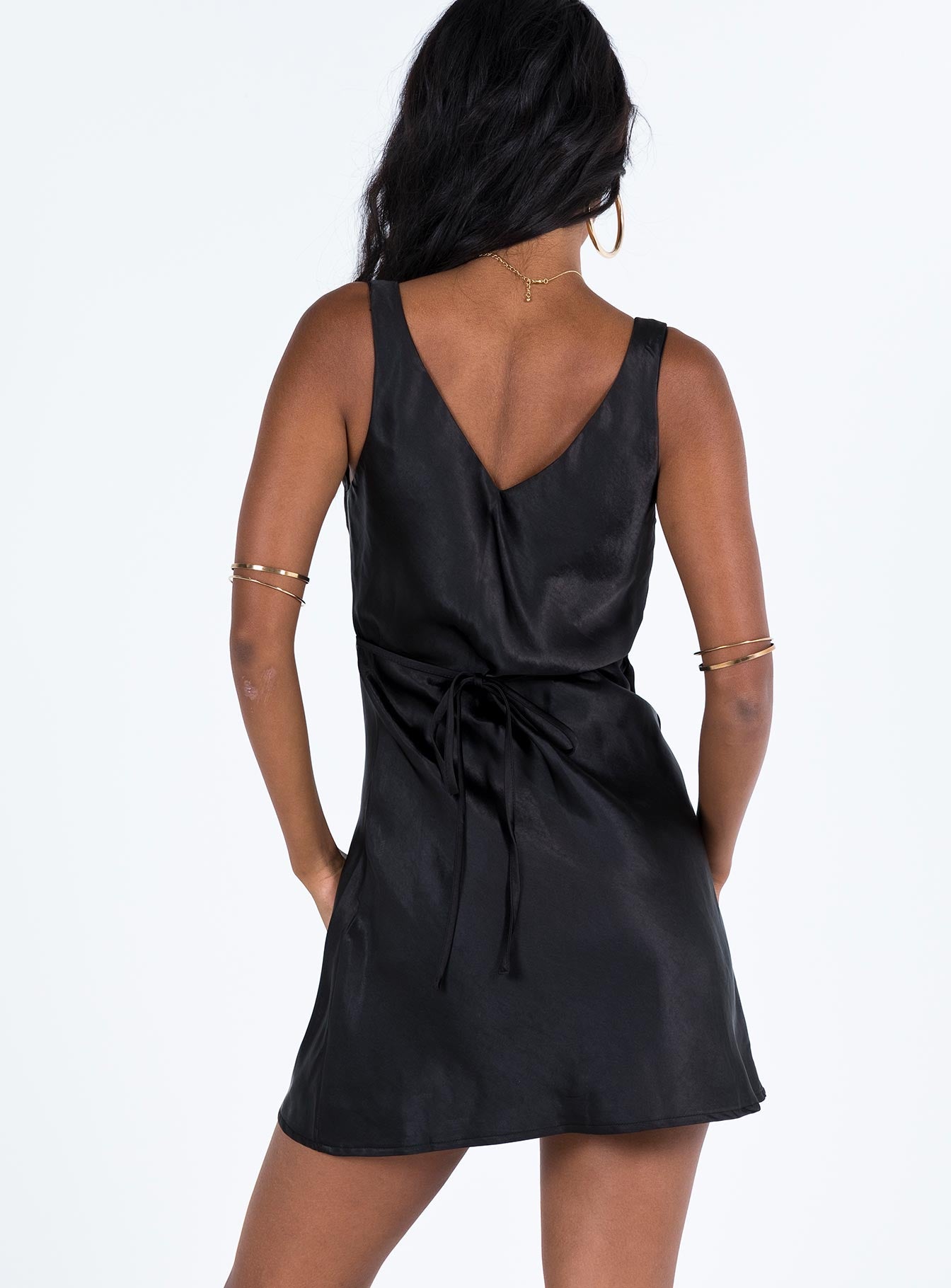Norma Mini Dress Black - Image 5