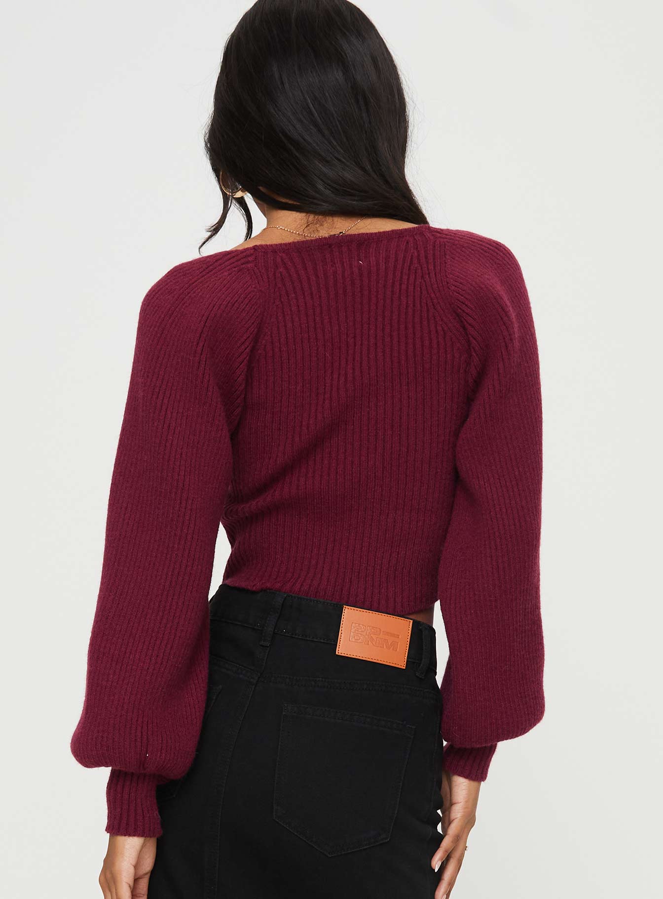 Bohemia Sweater Burgundy - Image 5
