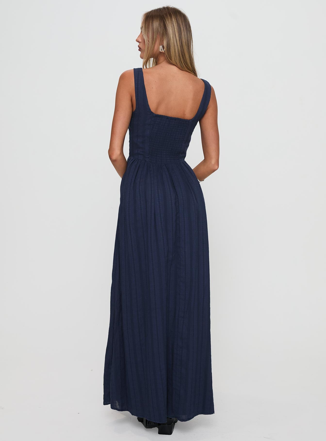 Lorinda Maxi Dress Navy - Image 5