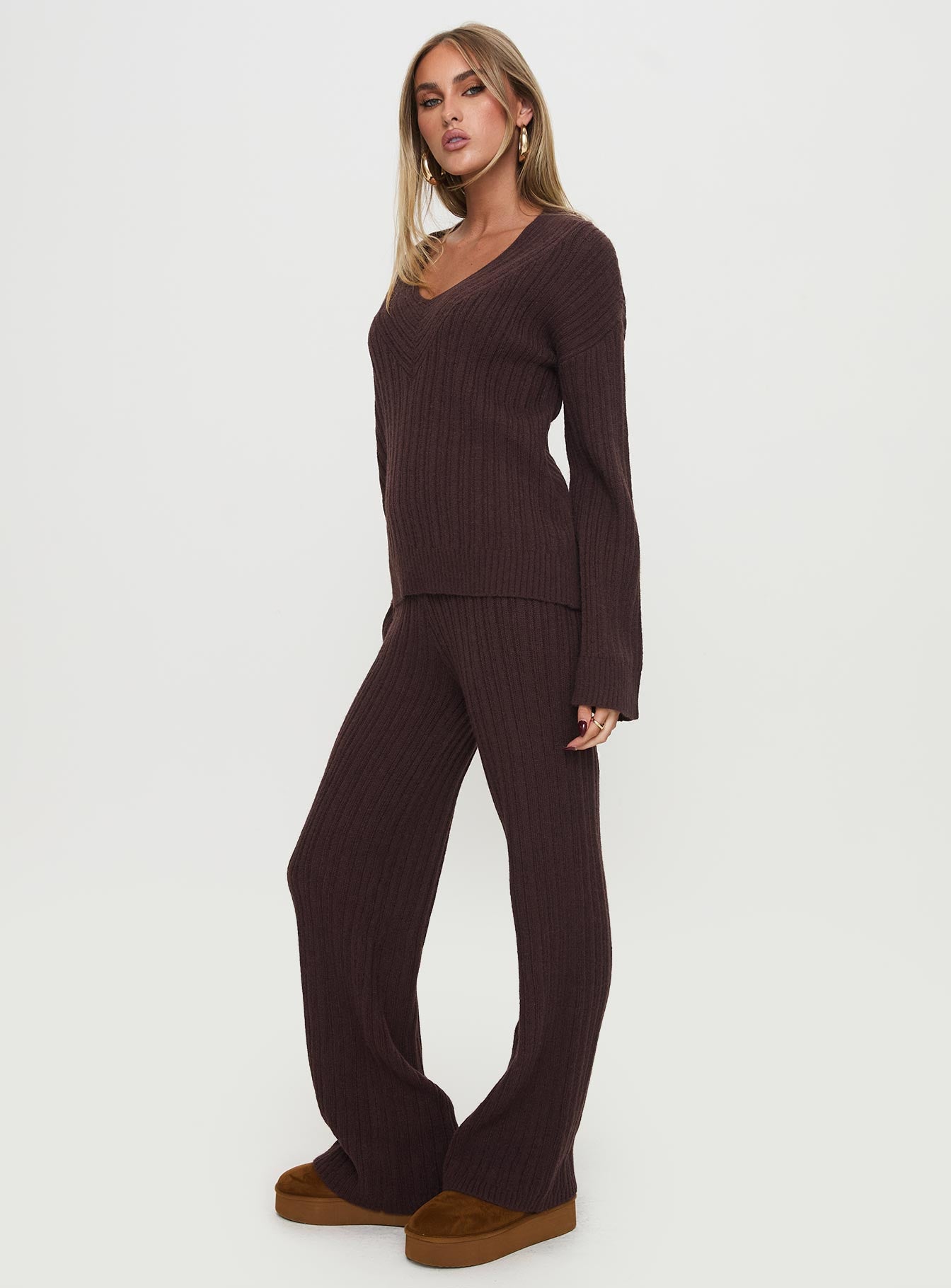 Pillows Knit Set Brown - Image 4