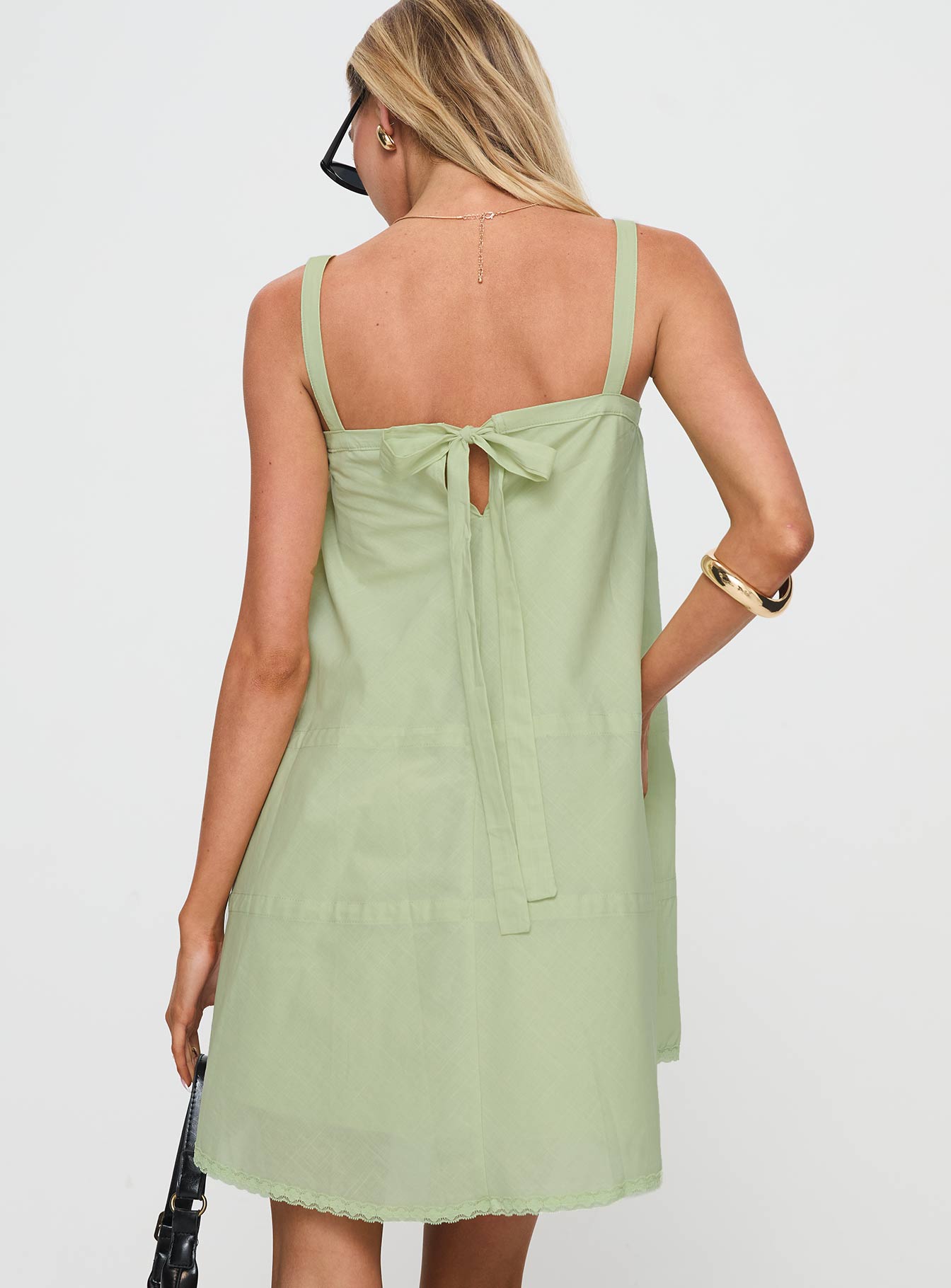 Jubilant Mini Dress Green - Image 4