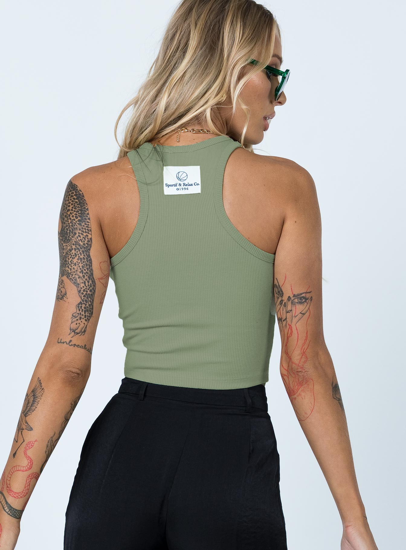 Striker Tank Top Sage - Image 5