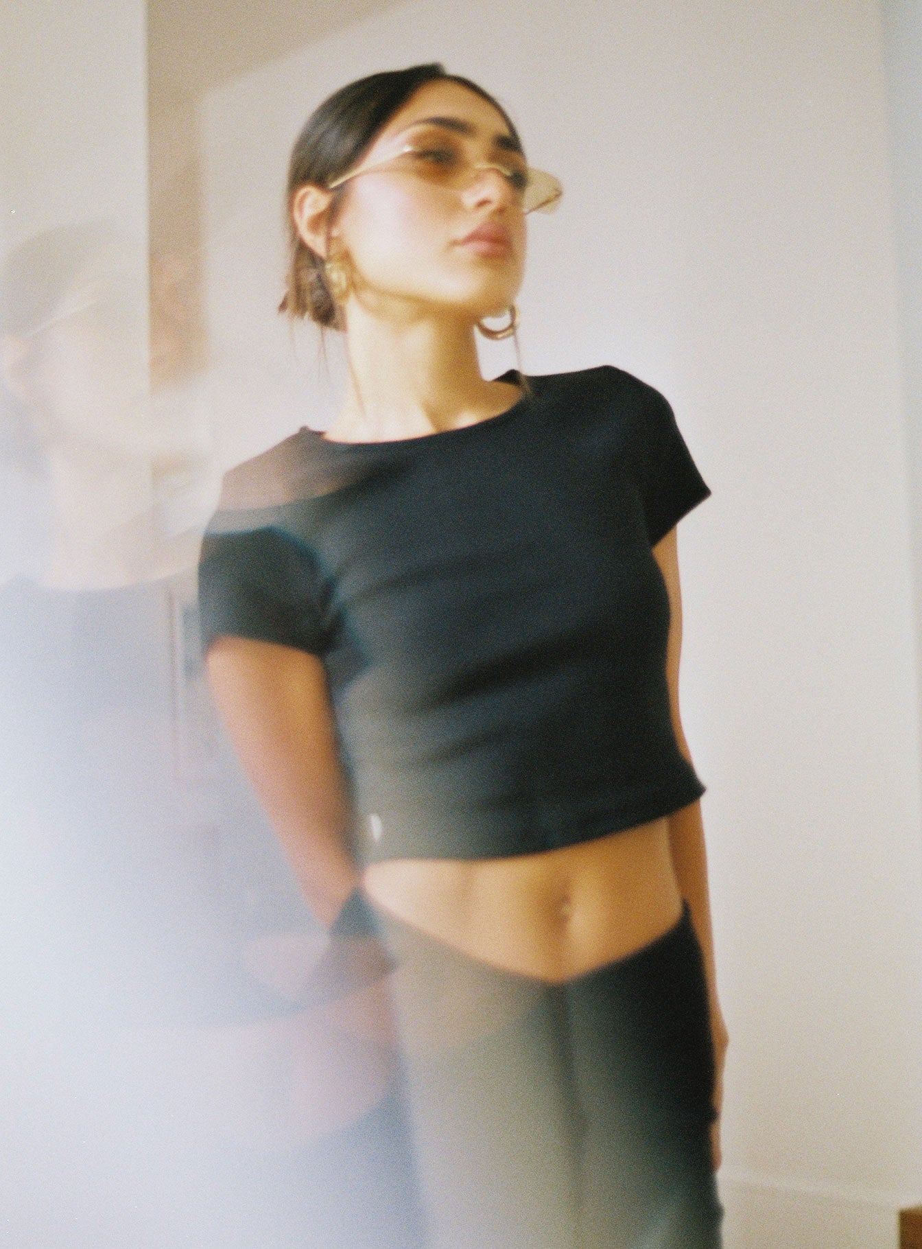 Classic Crop Tee Black - Image 9