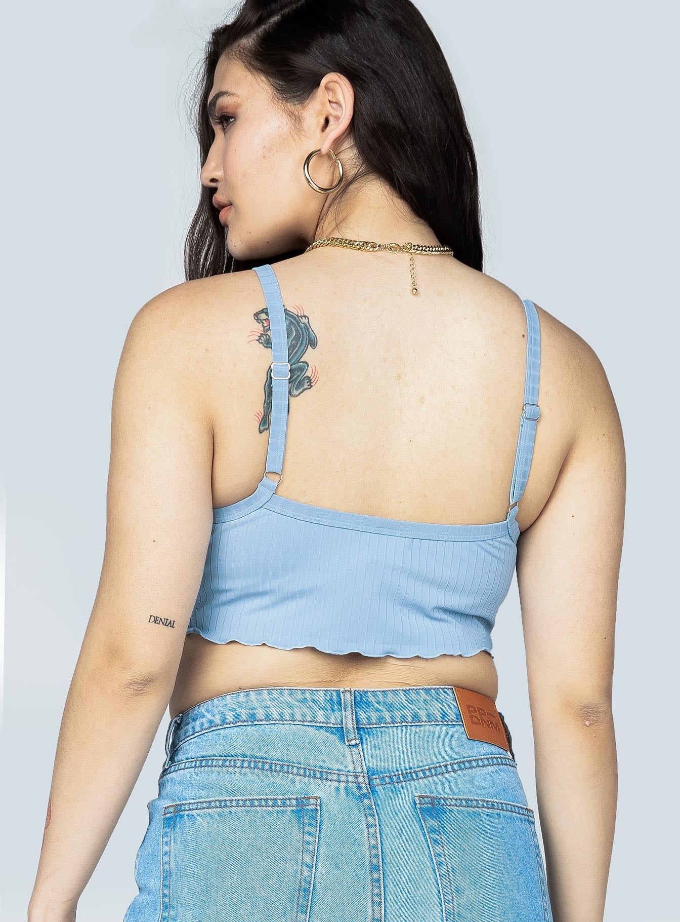 TWIIN Lennon Tankini Top Blue - Image 4