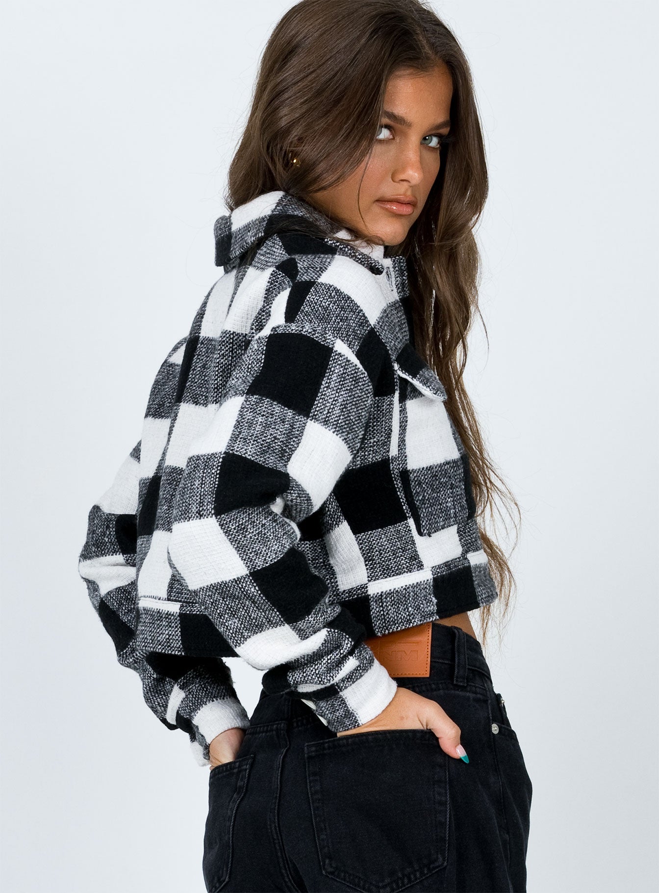 Jackie Jacket Black/White - Image 4