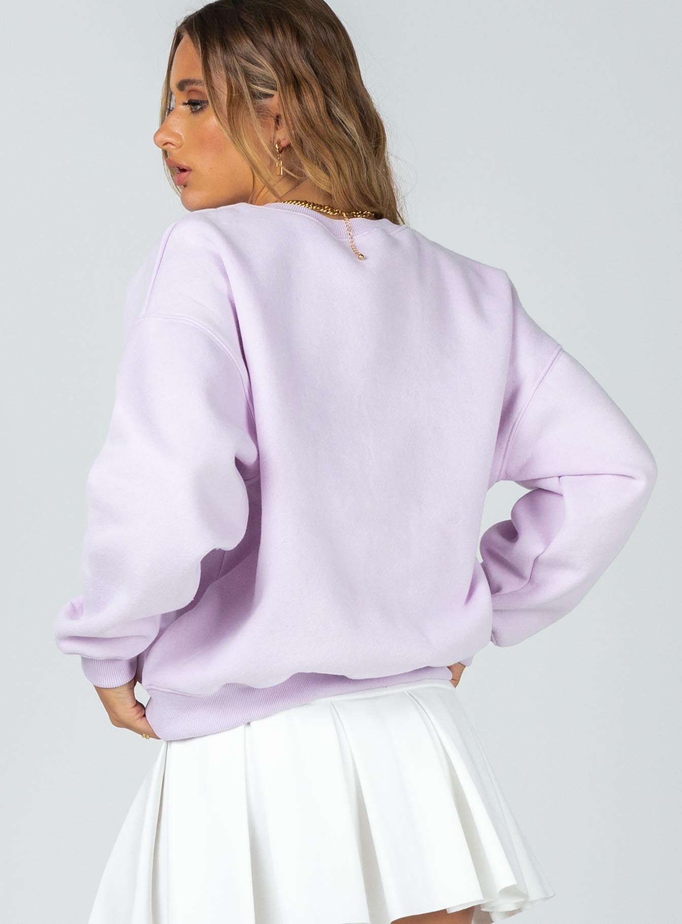 Charlotte Sweater Lilac - Image 4
