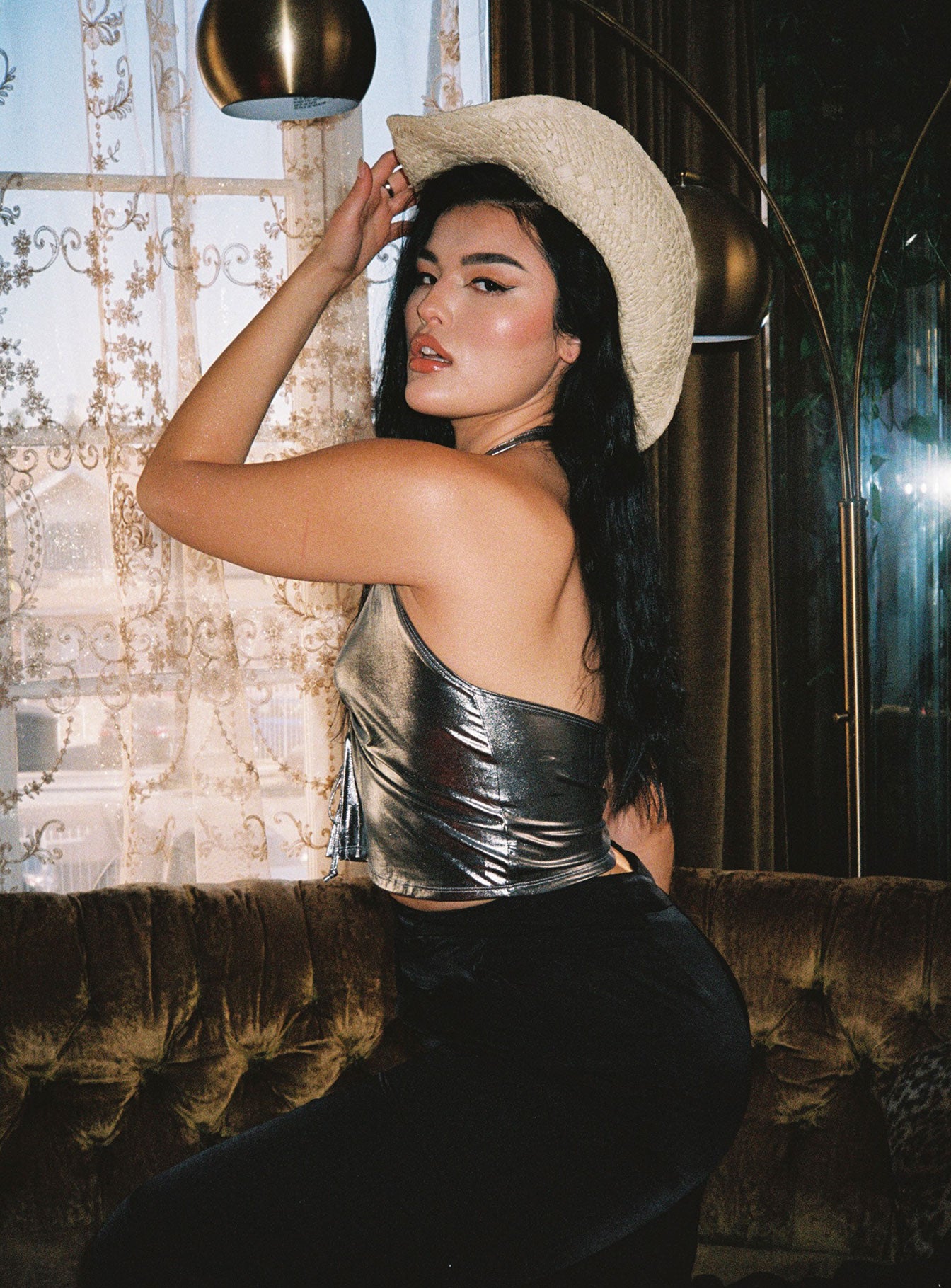 Motel Dapa Top Silver Metallic - Image 4