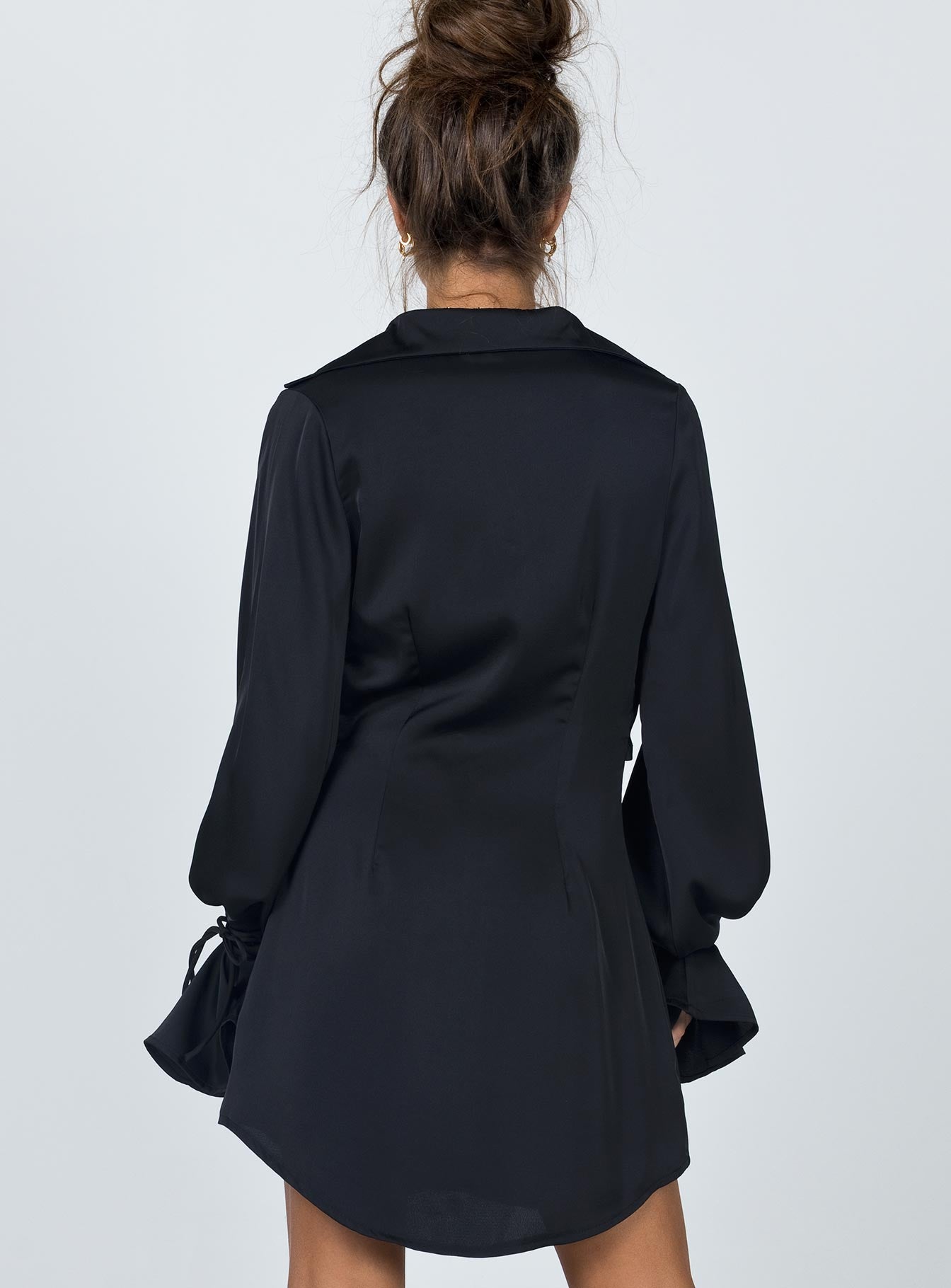 Liberty Mini Dress Black - Image 4