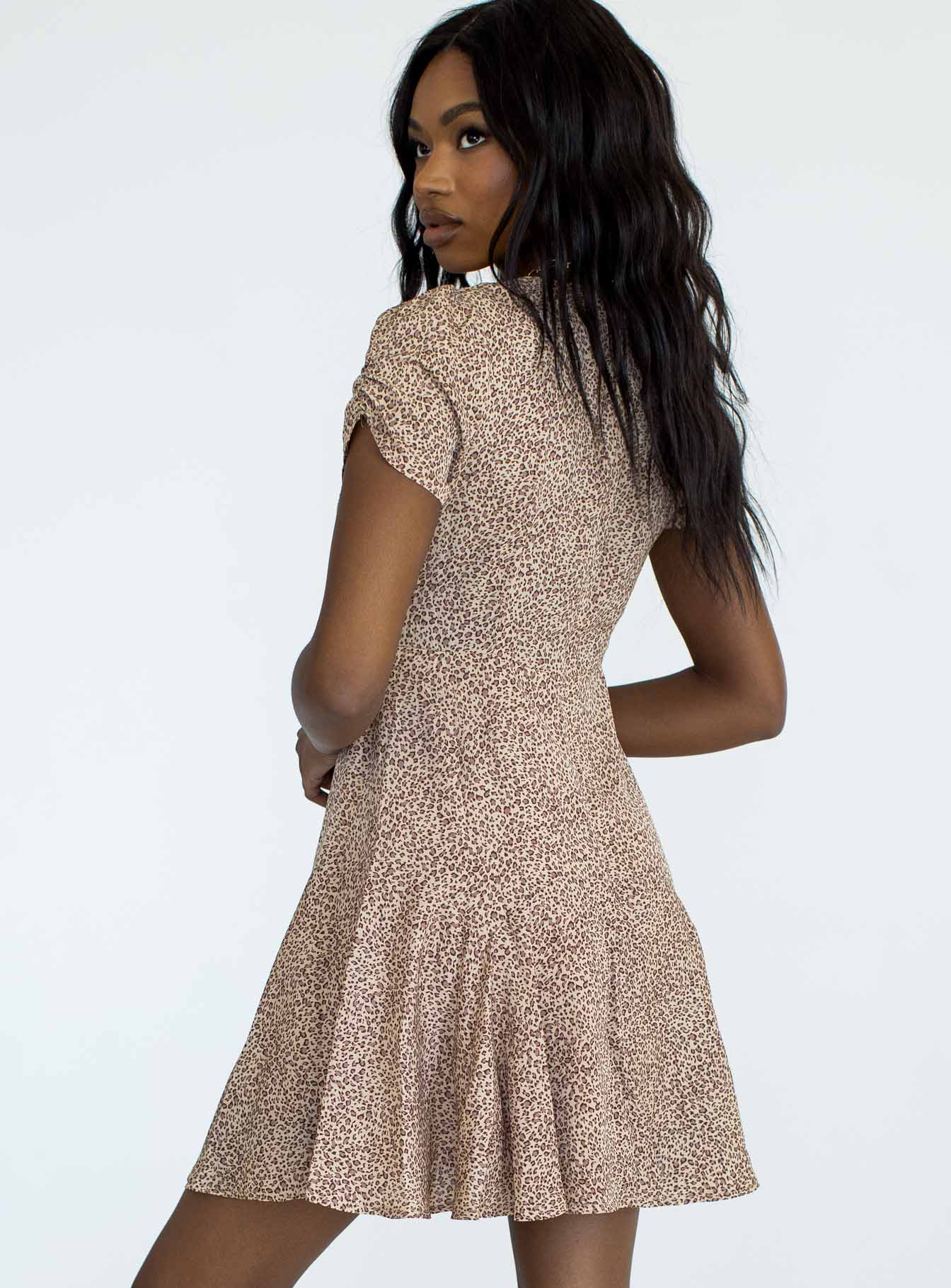 The Sting Mini Dress Leopard - Image 5