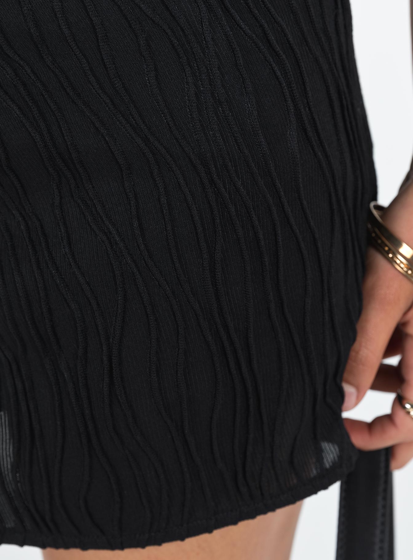 Cambor Mini Skirt Black - Image 6