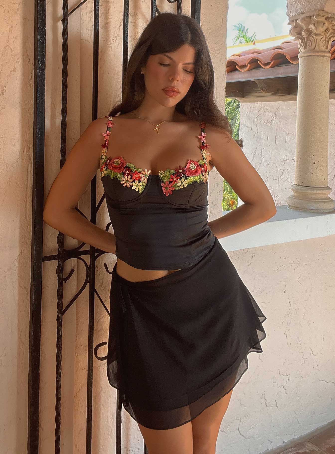 Boda Mini Skirt Black - Image 11