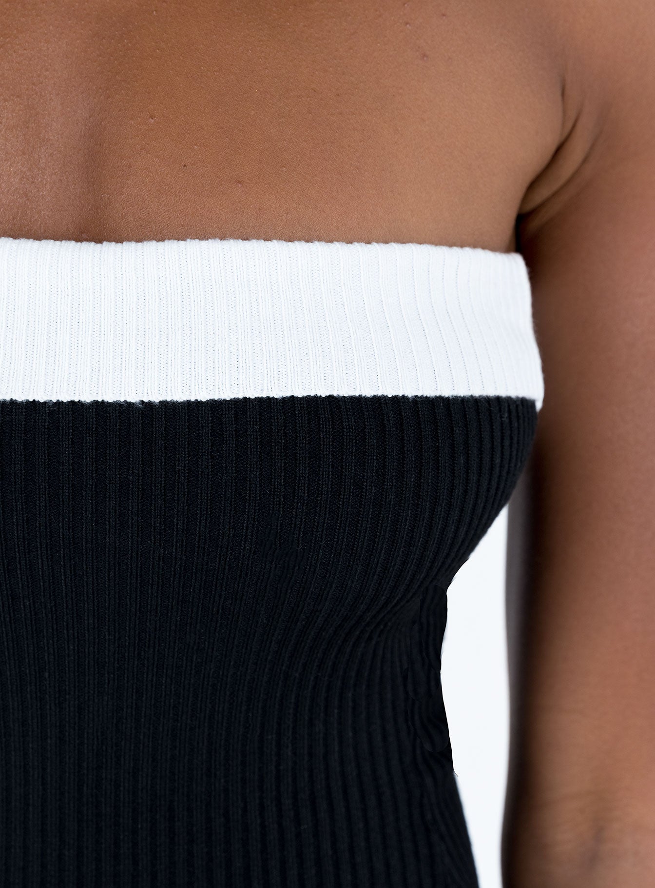 Giraldo Strapless Mini Dress Black - Image 6