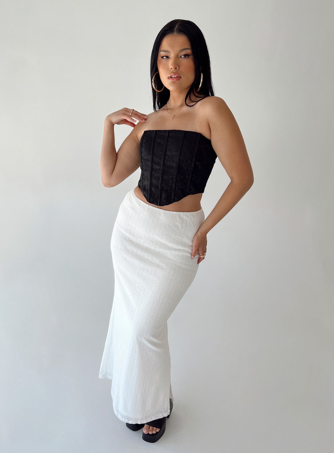 Maynard Maxi Skirt White - Image 6