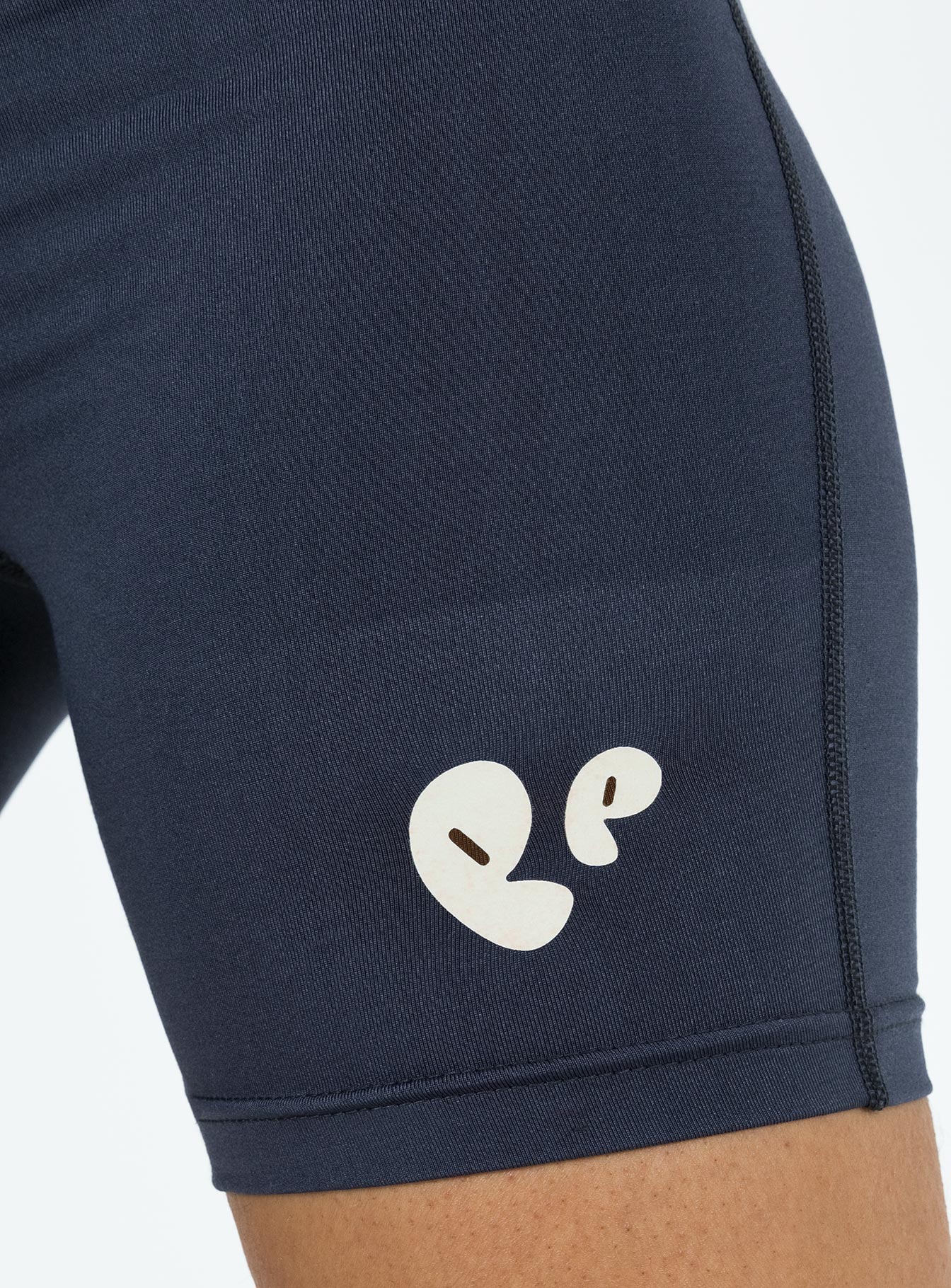 Princess Polly Bike Shorts Bubble Text Slate - Image 6
