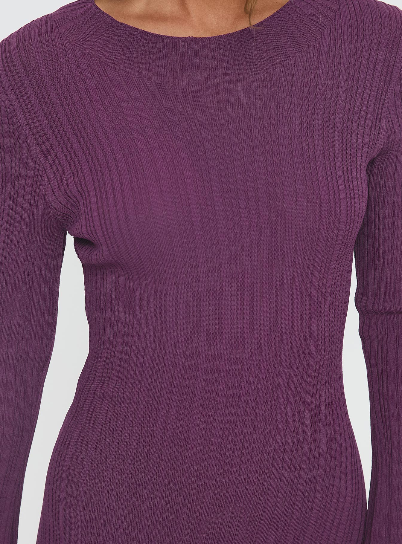 Tesley Long Sleeve Maxi Dress Burgundy - Image 5