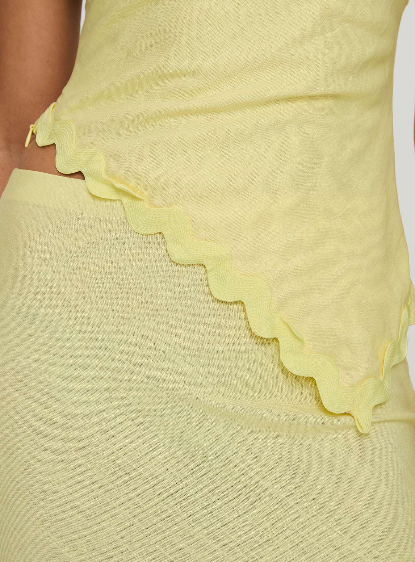 Sunburst Strapless Top Yellow - Image 6