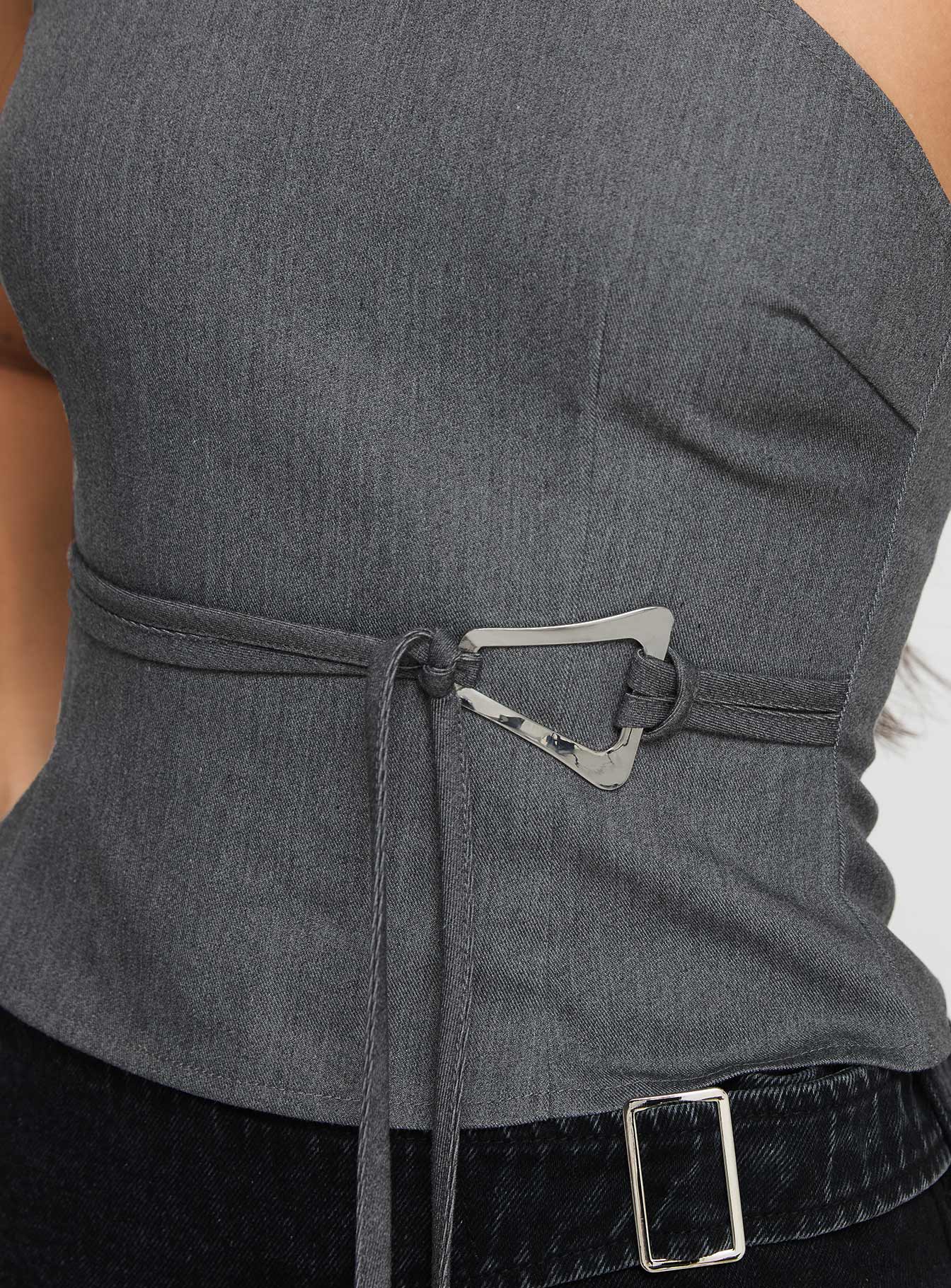 Sayaka Top Charcoal - Image 6