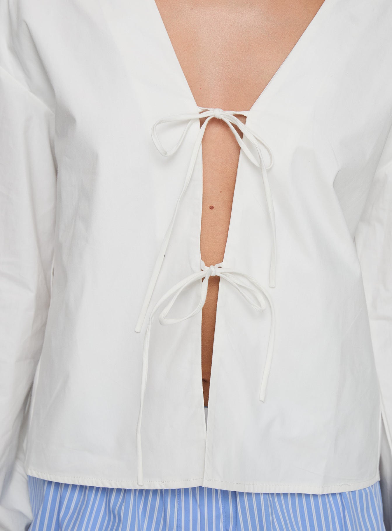 Rinon Long Sleeve Top White - Image 6