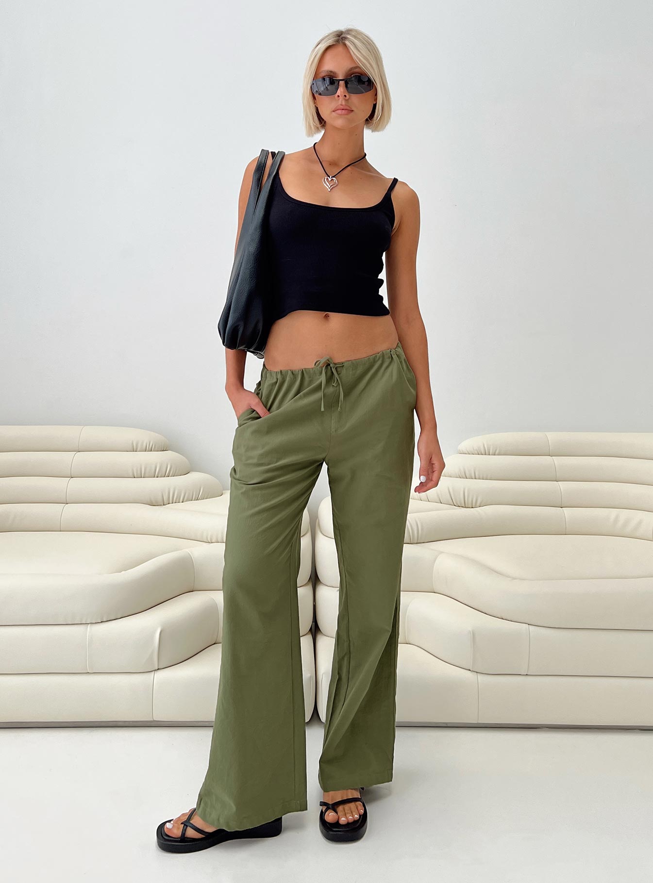 Nalinee Pants Olive - Image 6