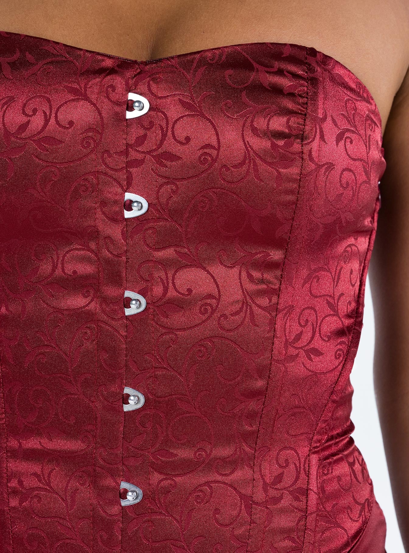 Alter Ego Mini Dress Maroon - Image 6