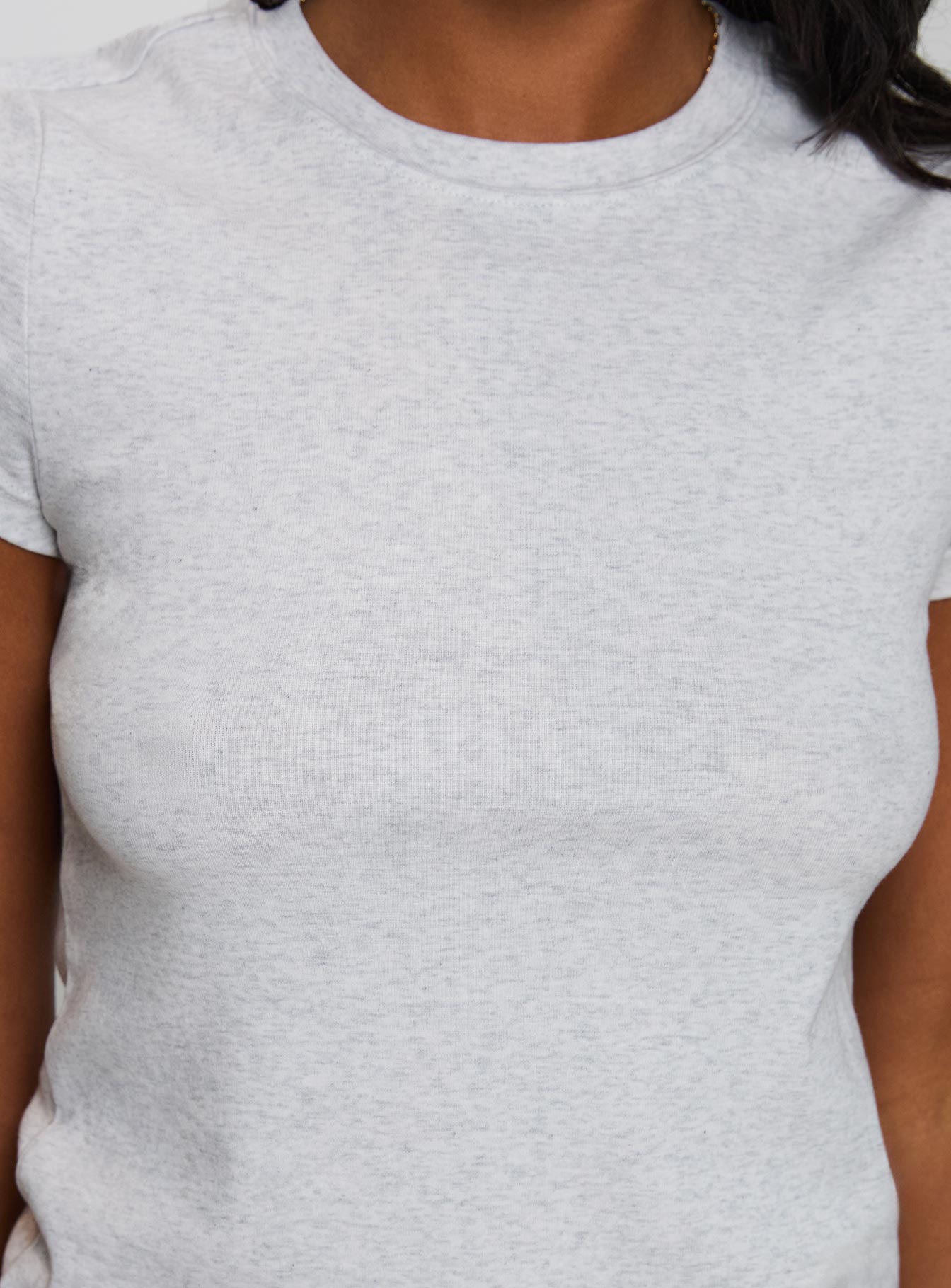 Prestige Longline Baby Tee Grey - Image 6