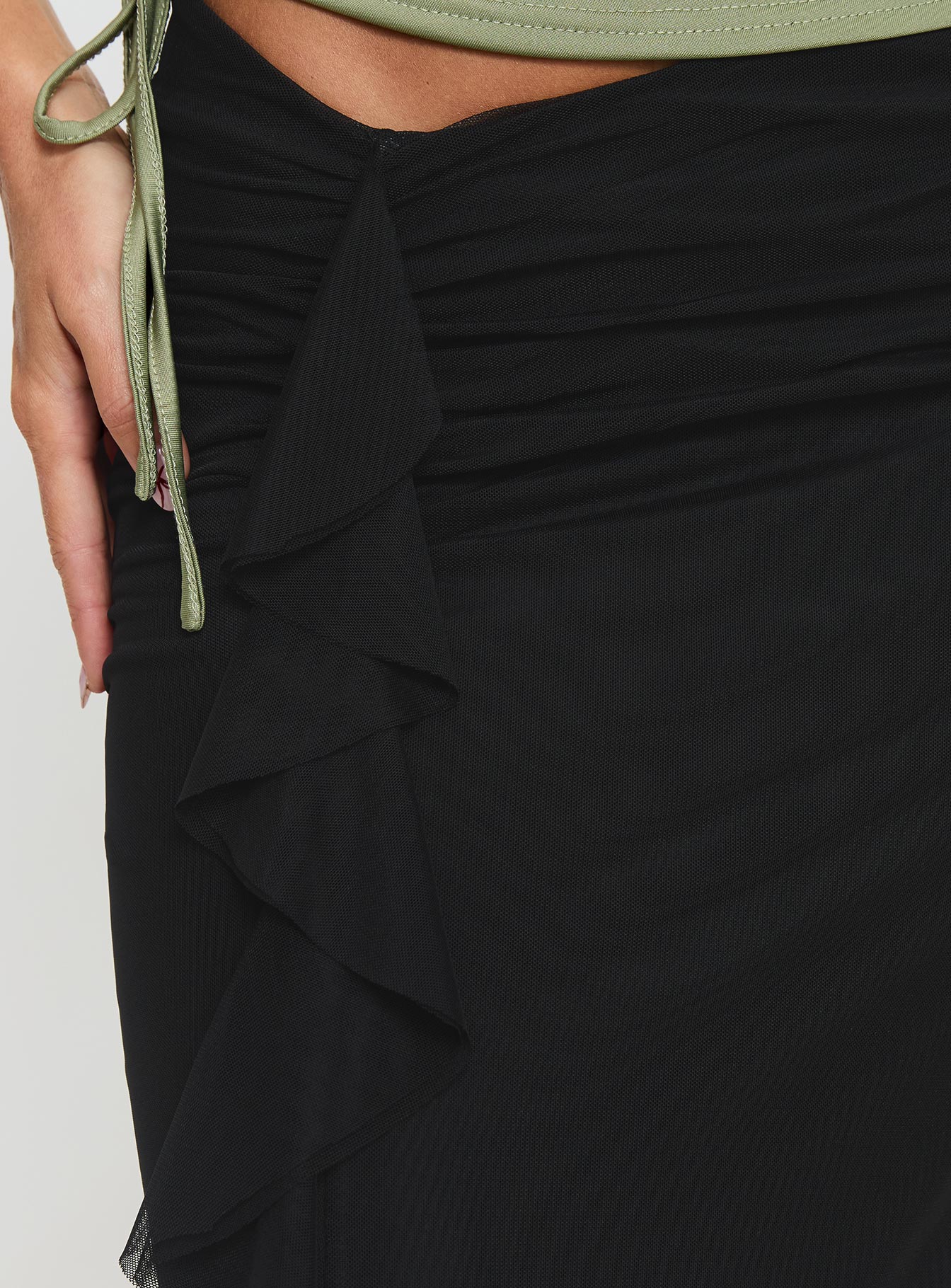 Fleming Maxi Skirt Black - Image 6