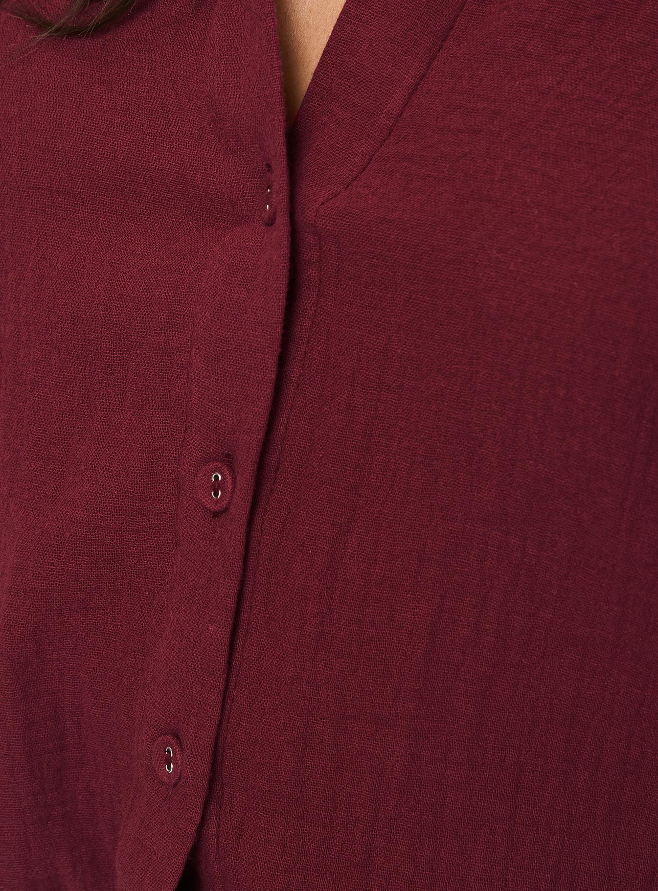 Mahalia Shirt Burgundy - Image 6