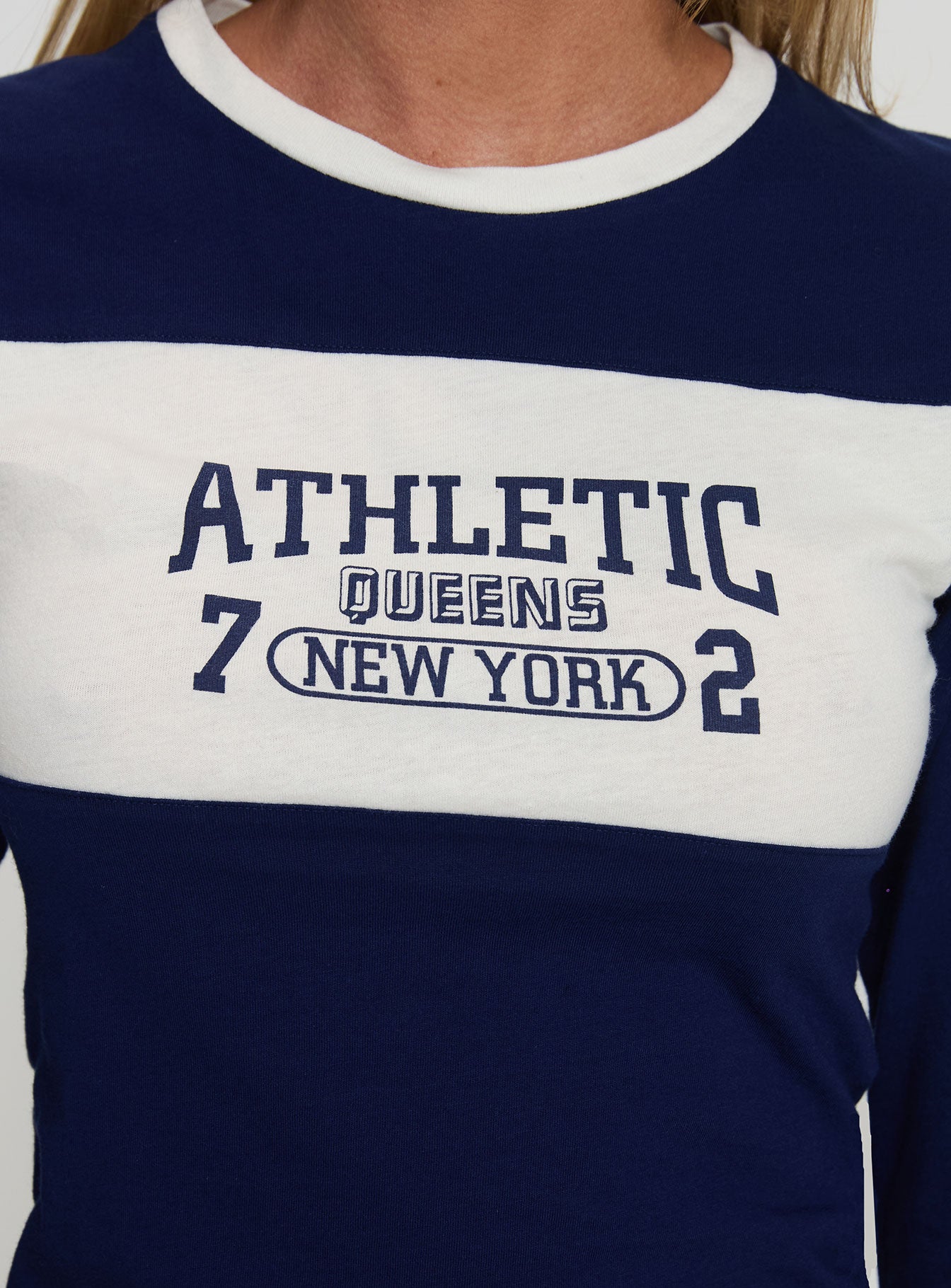 72 Athletic Long Sleeve Top Blue - Image 6