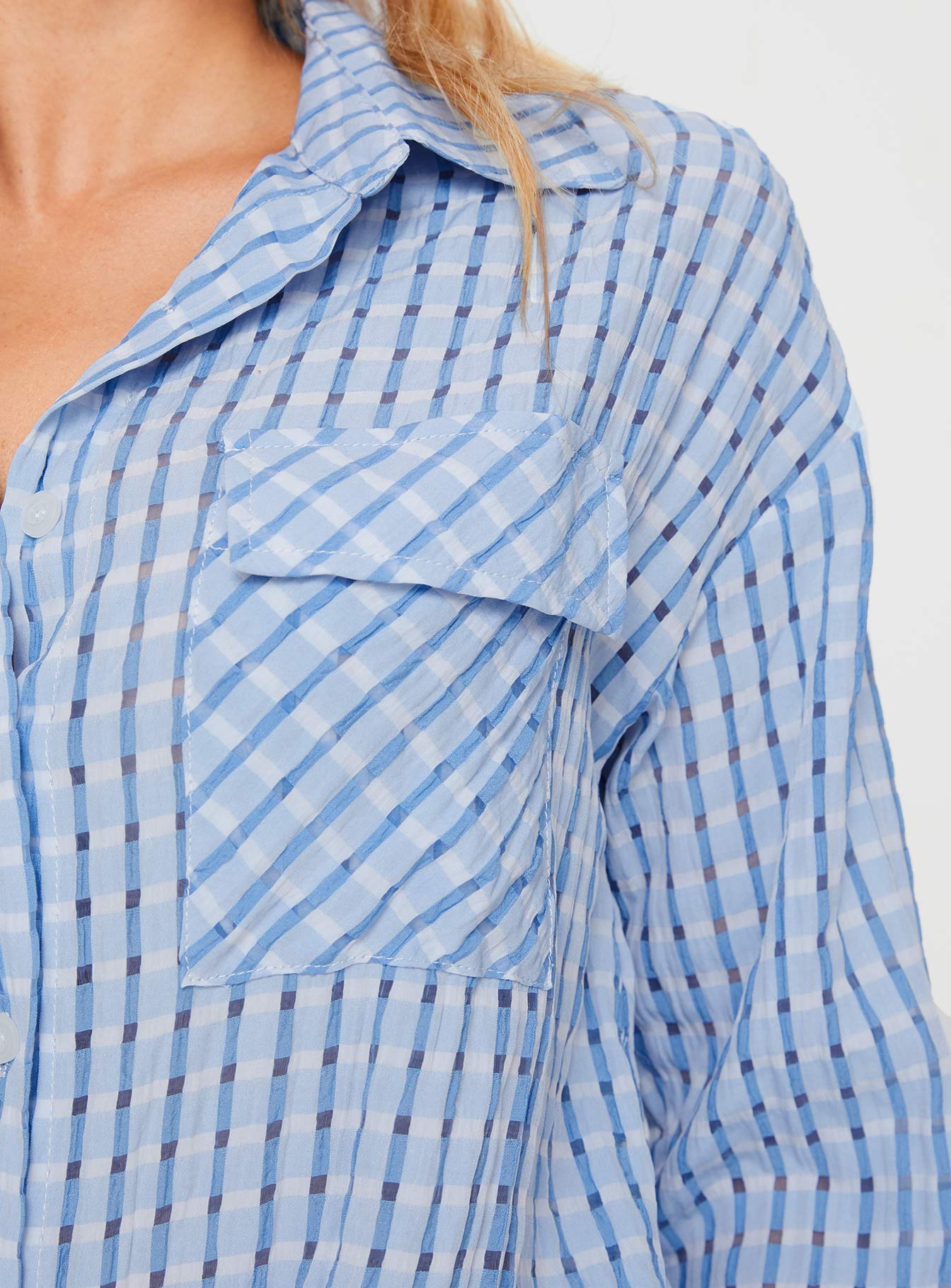 Oristano Shirt Blue - Image 6