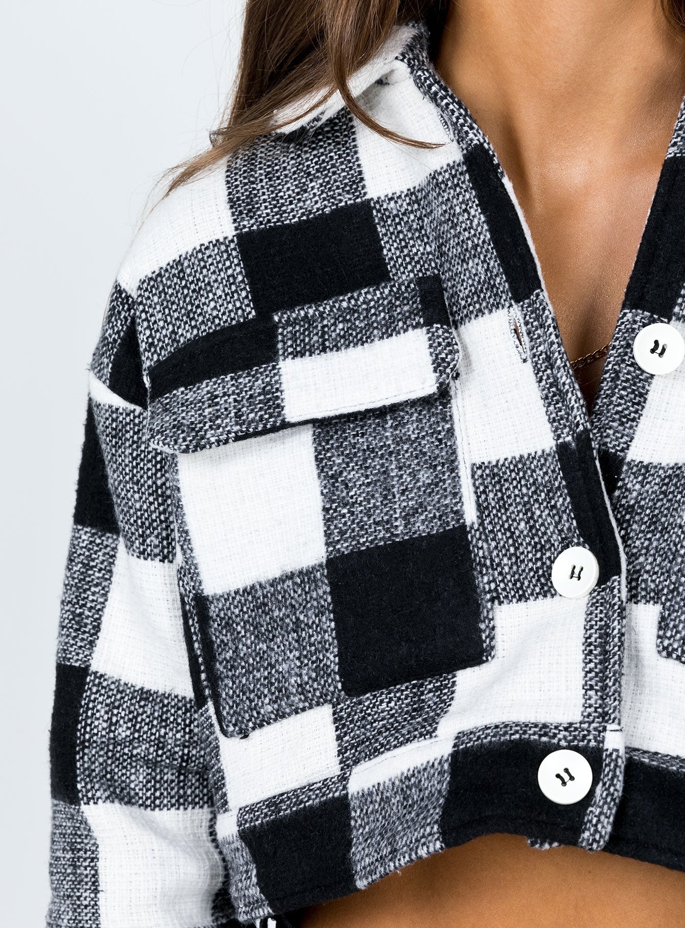 Jackie Jacket Black/White - Image 5