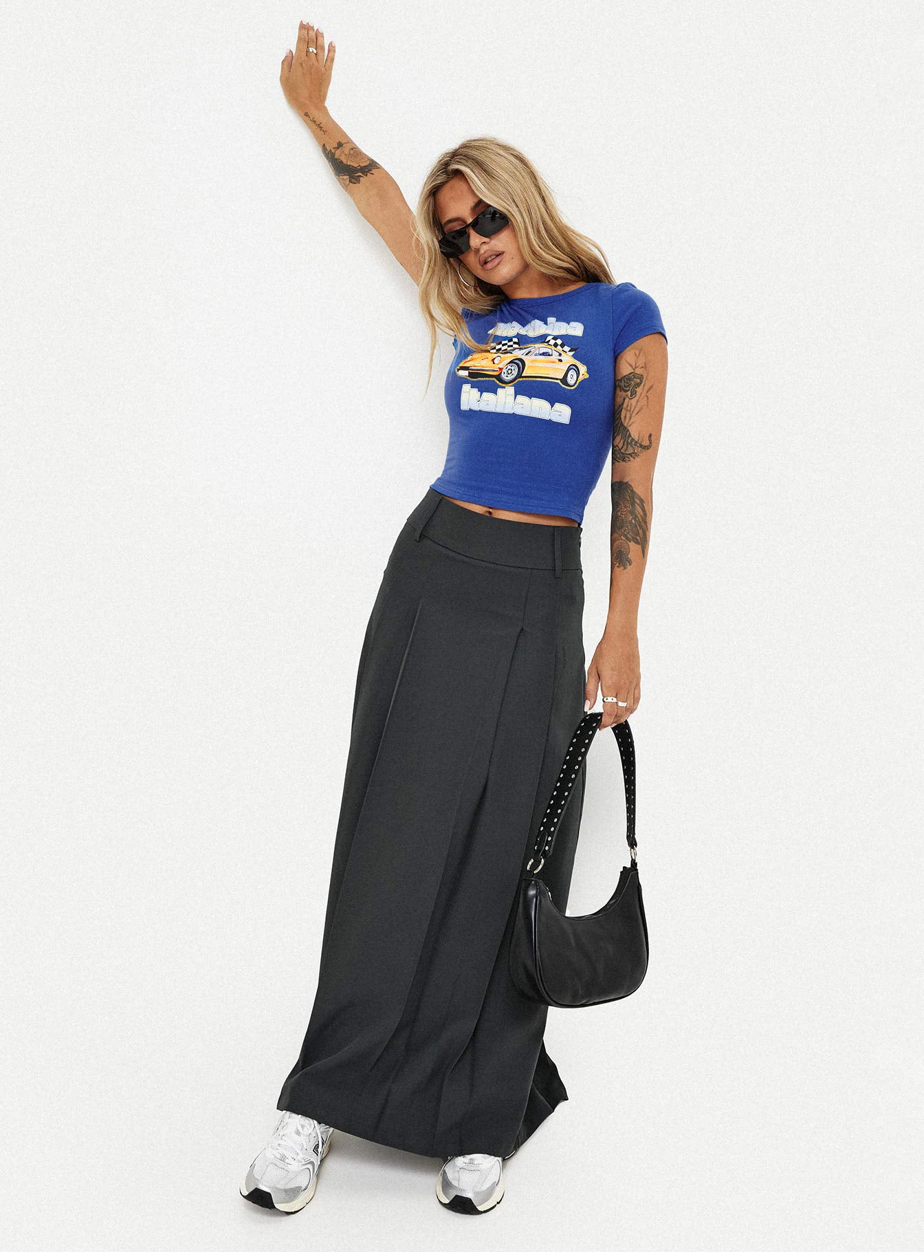 Boss Girl Maxi Skirt Slate - Image 7