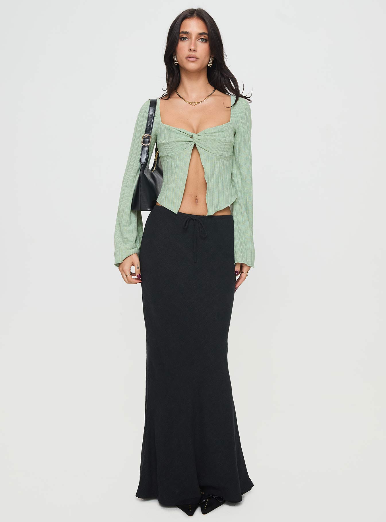 Mani Long Sleeve Top Green - Image 6