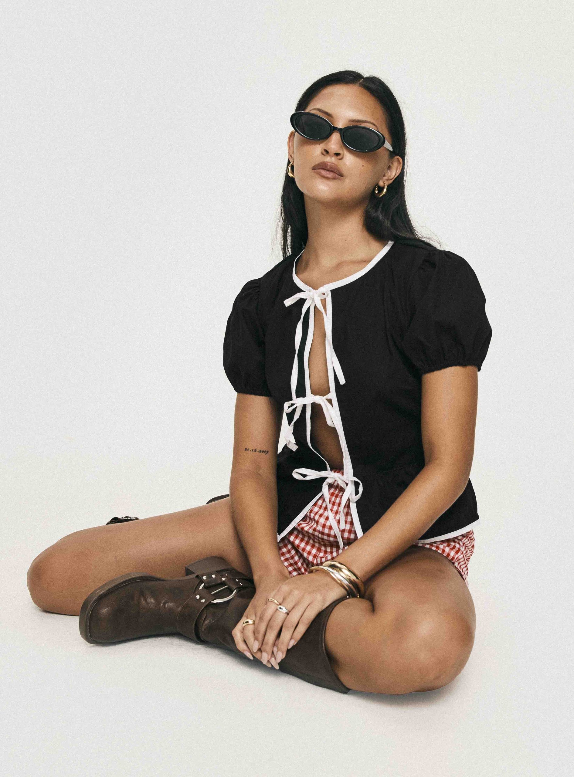 Ryota Blouse Black - Image 7