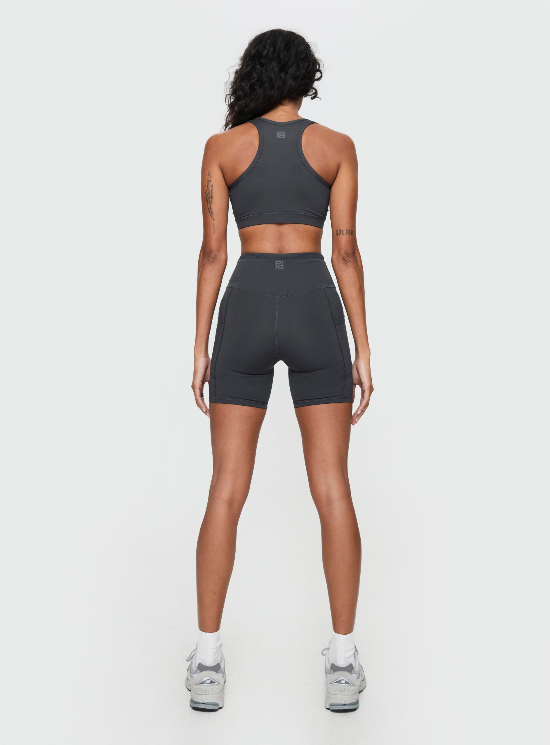 Conquer Activewear Shorts Grey - Image 6