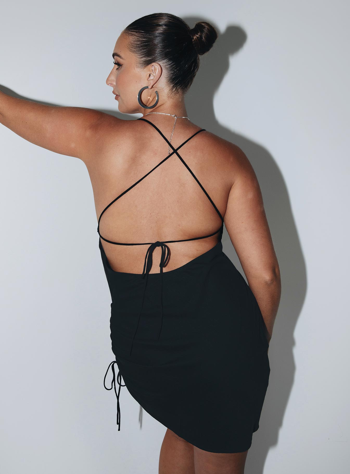 Playa D'en Bossa Mini Dress Black - Image 7