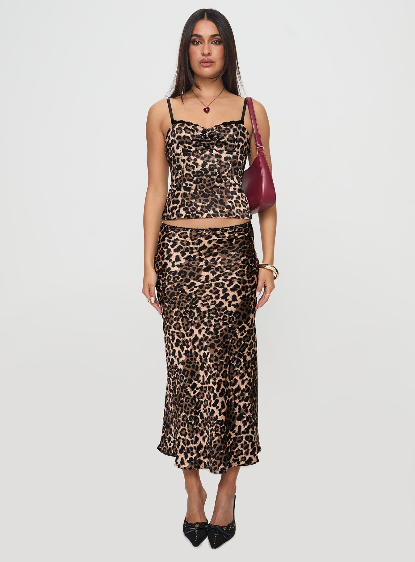 Enigmatic Maxi Skirt Leopard - Image 7
