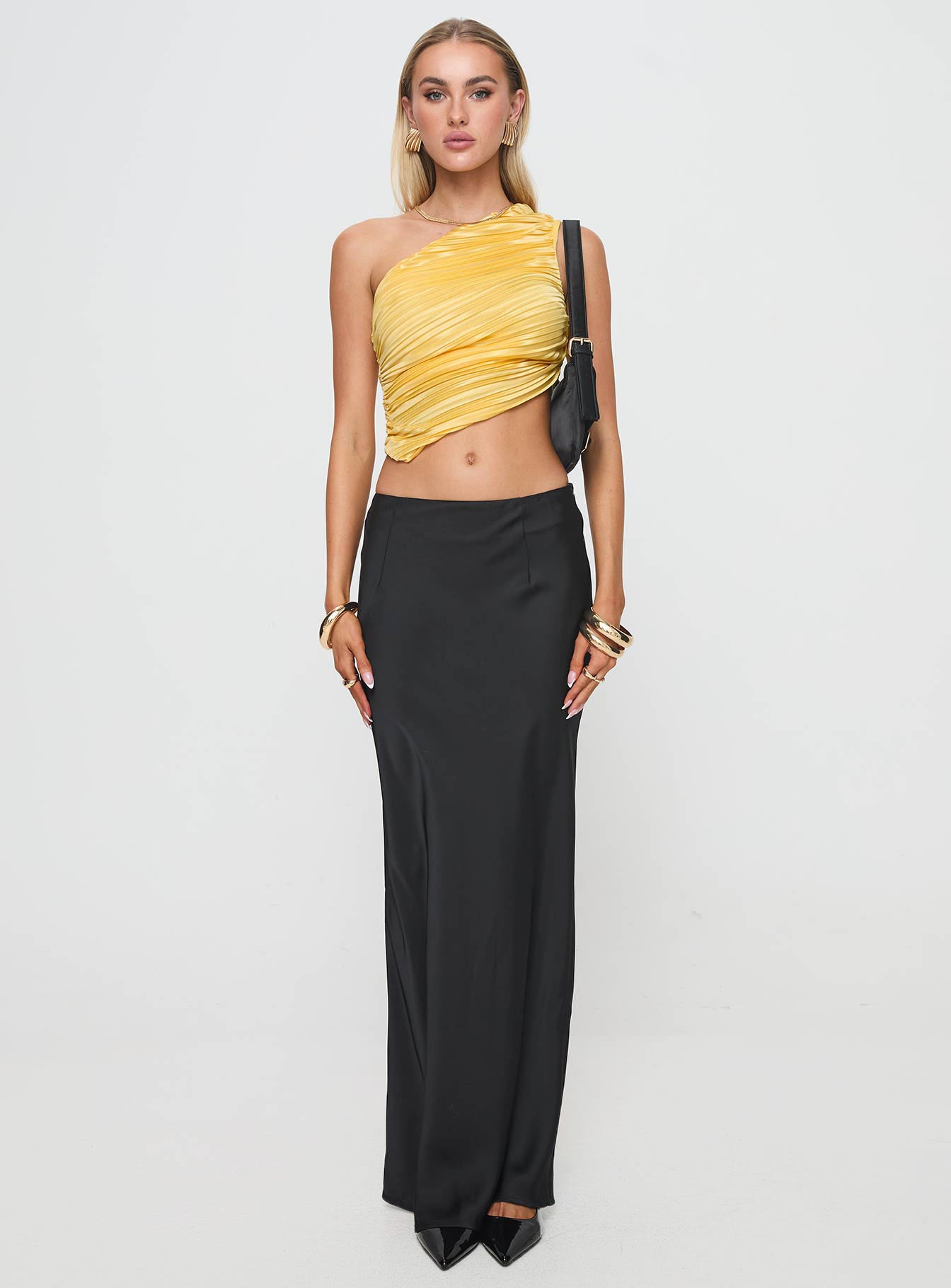 Brinstead One Shoulder Top Yellow - Image 6