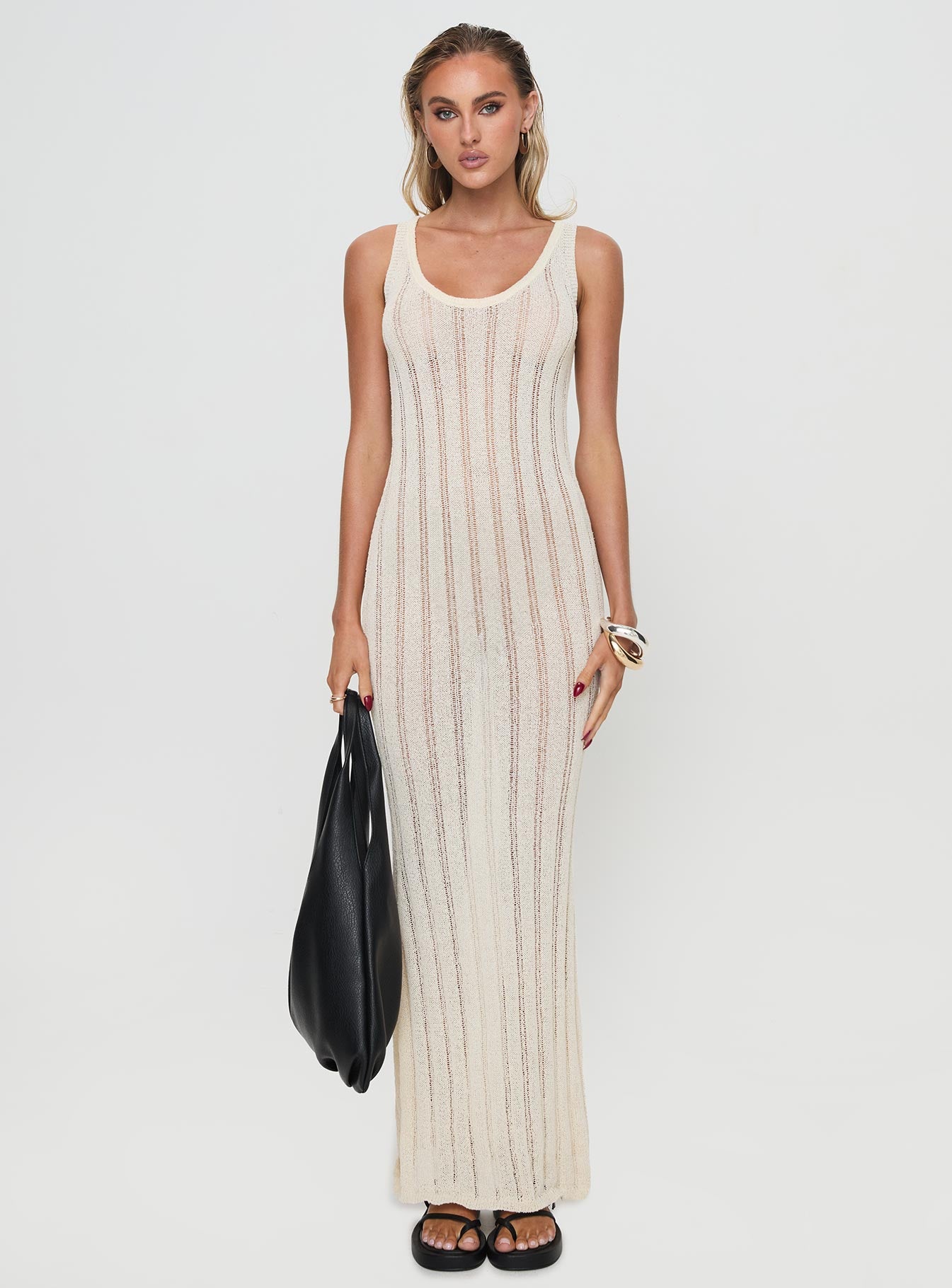 Fransson Maxi Dress Cream - Image 7