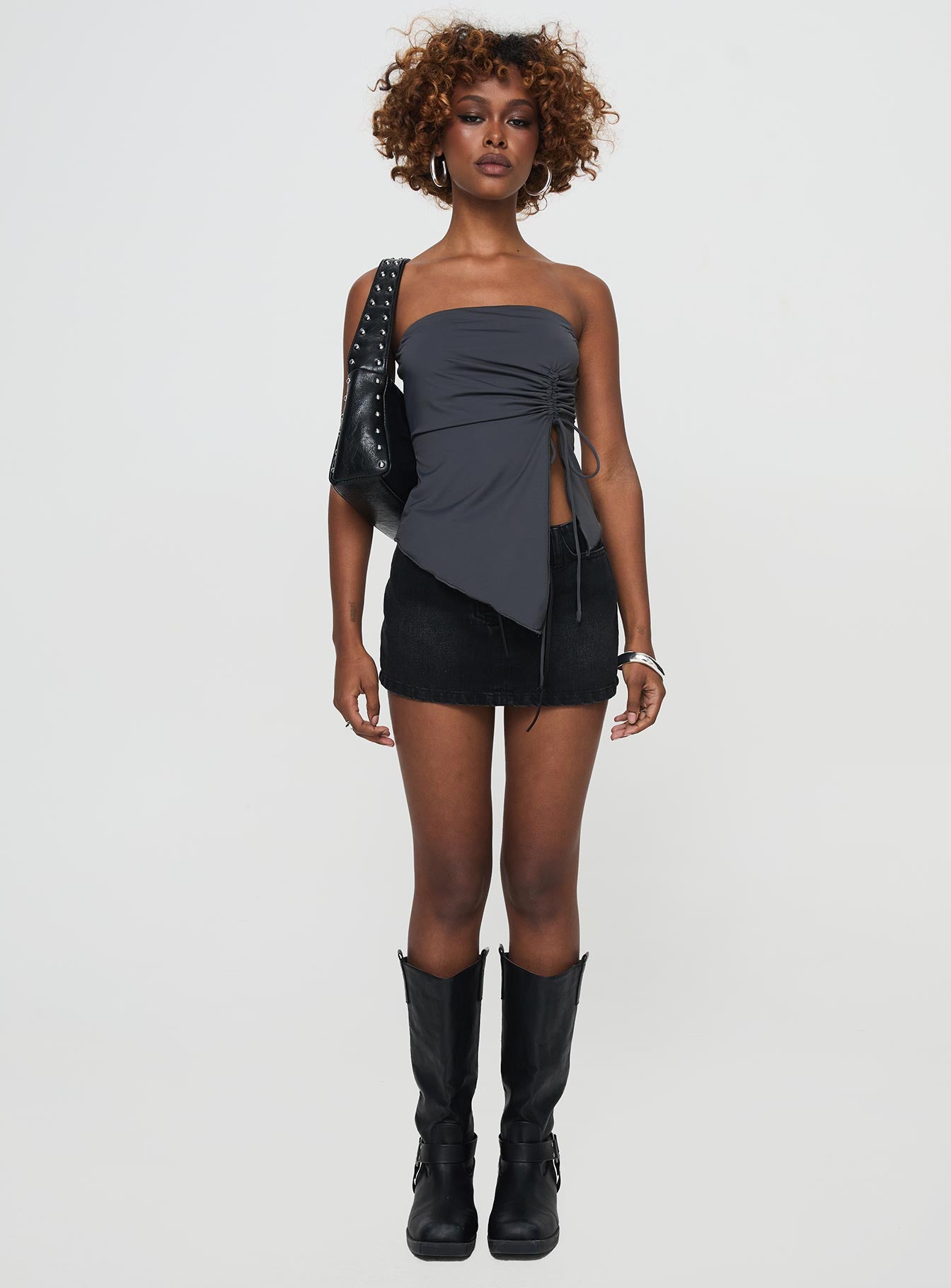 Dessy Strapless Top Slate - Image 7