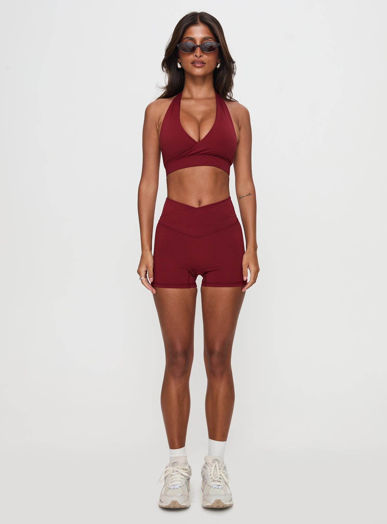 Return Serve Halter Active Top Red - Image 8