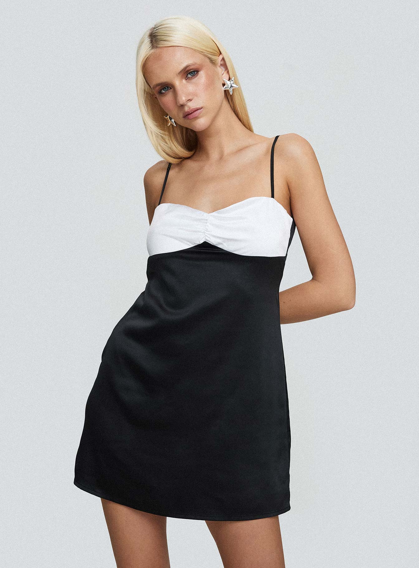 Fabulous Mini Dress Black / White - Image 8